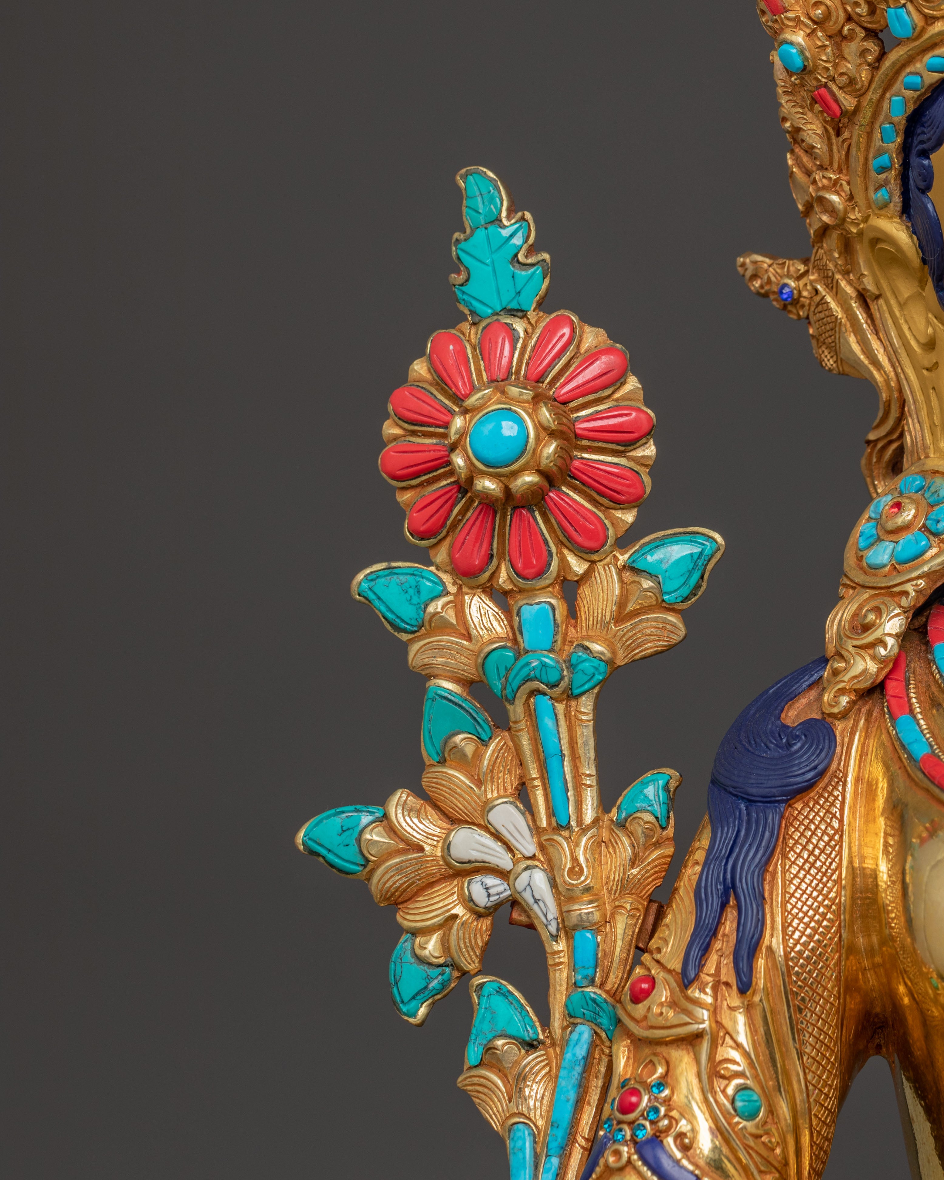 Sacred Healing Goddess White Tara Statue