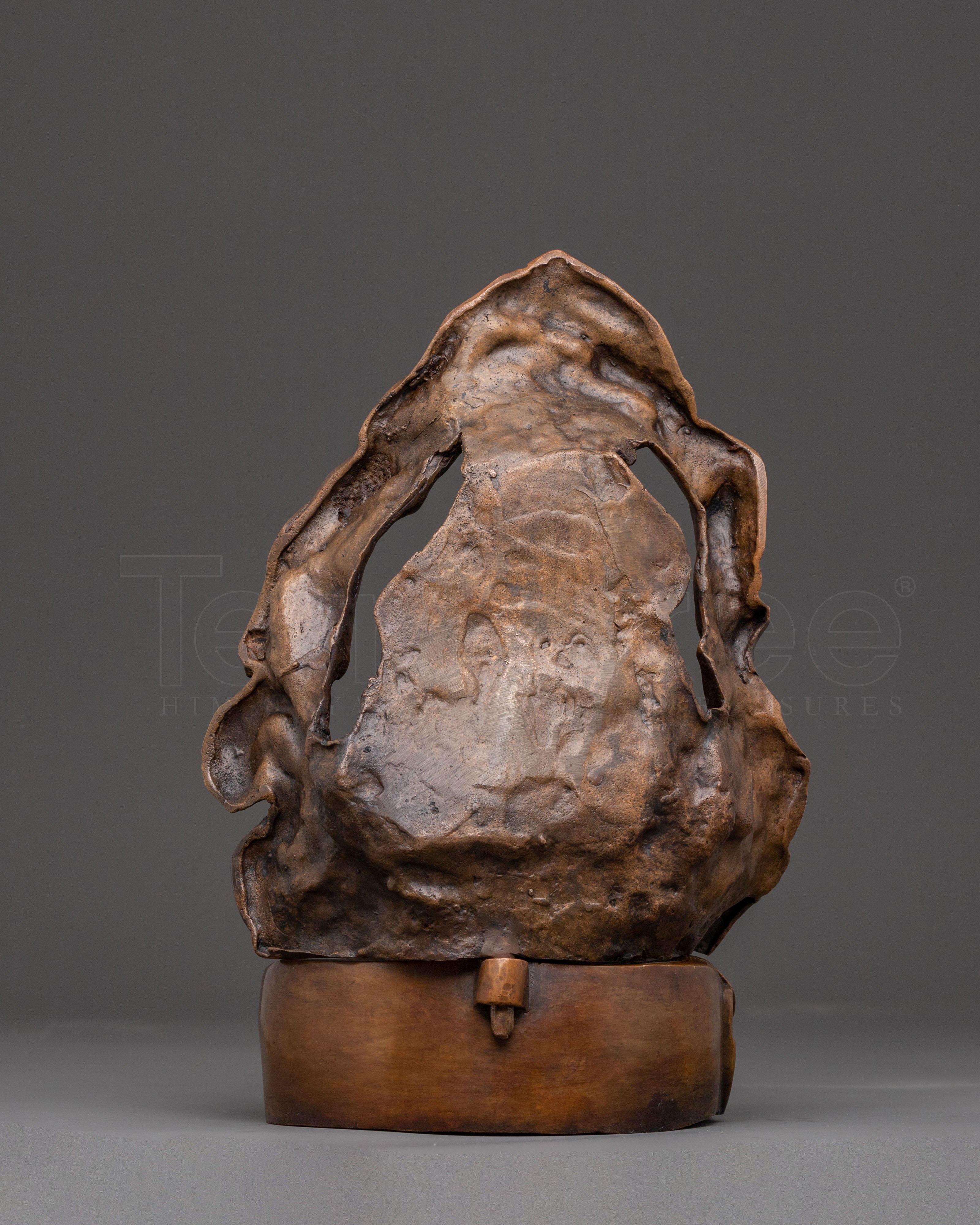 Oxidized Copper Milarepa Statue – Ascetic’s Wisdom