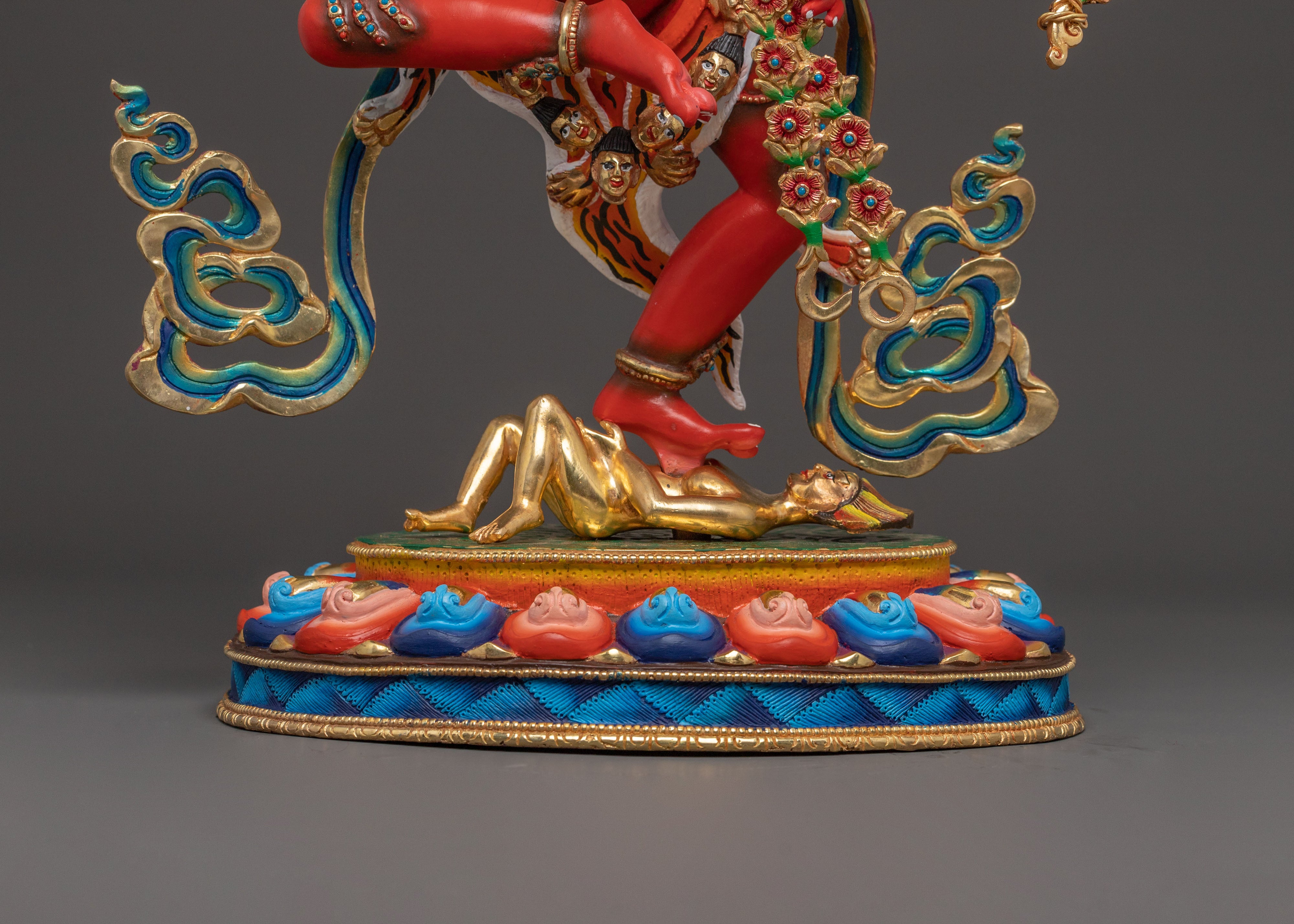 Handcrafted Sacred Kurukulla Statue |  Buddhist Artwork from Nepal