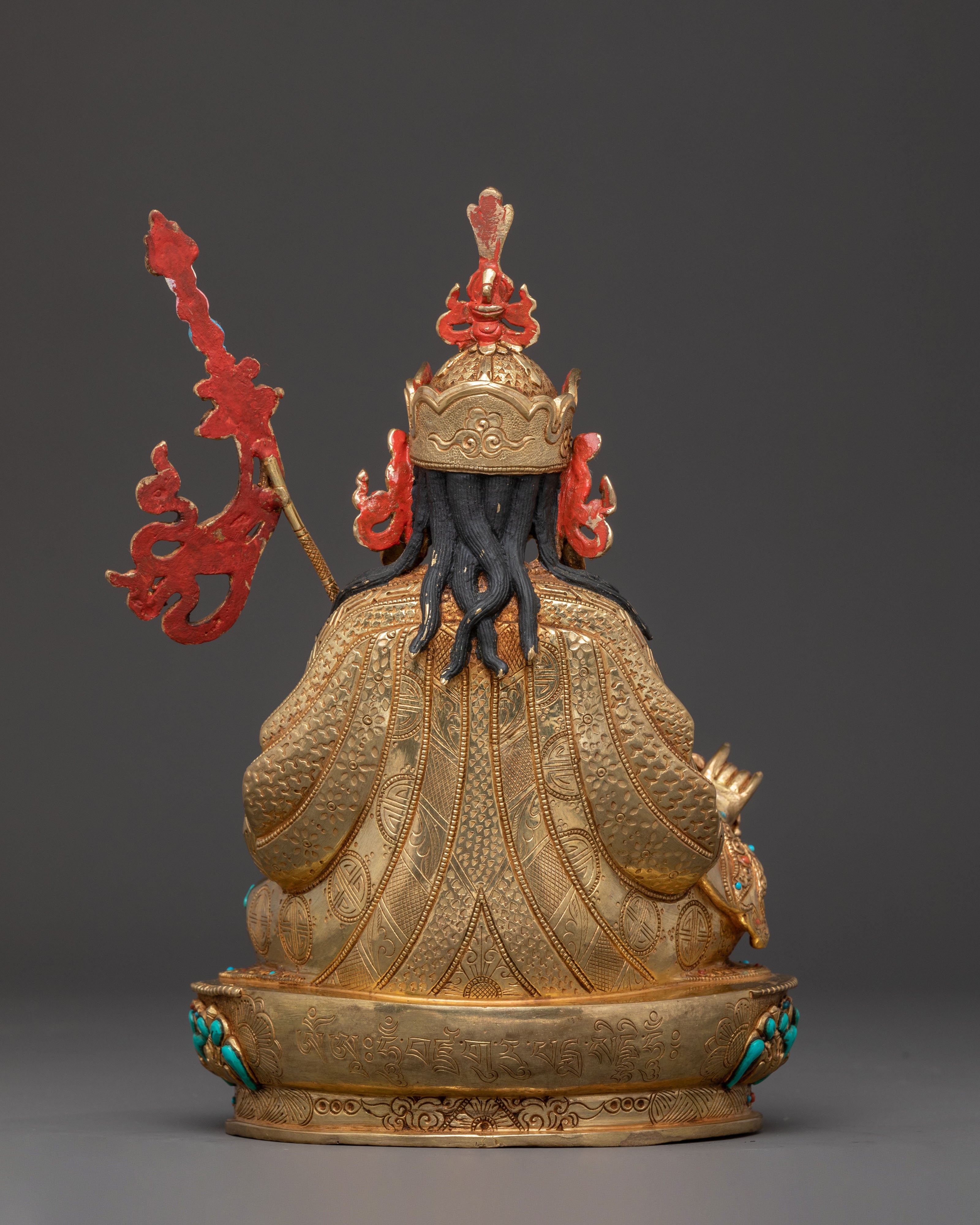 Handcrafted Guru Rinpoche Consort Set – 24K Gold Gilded Copper Masterpiece