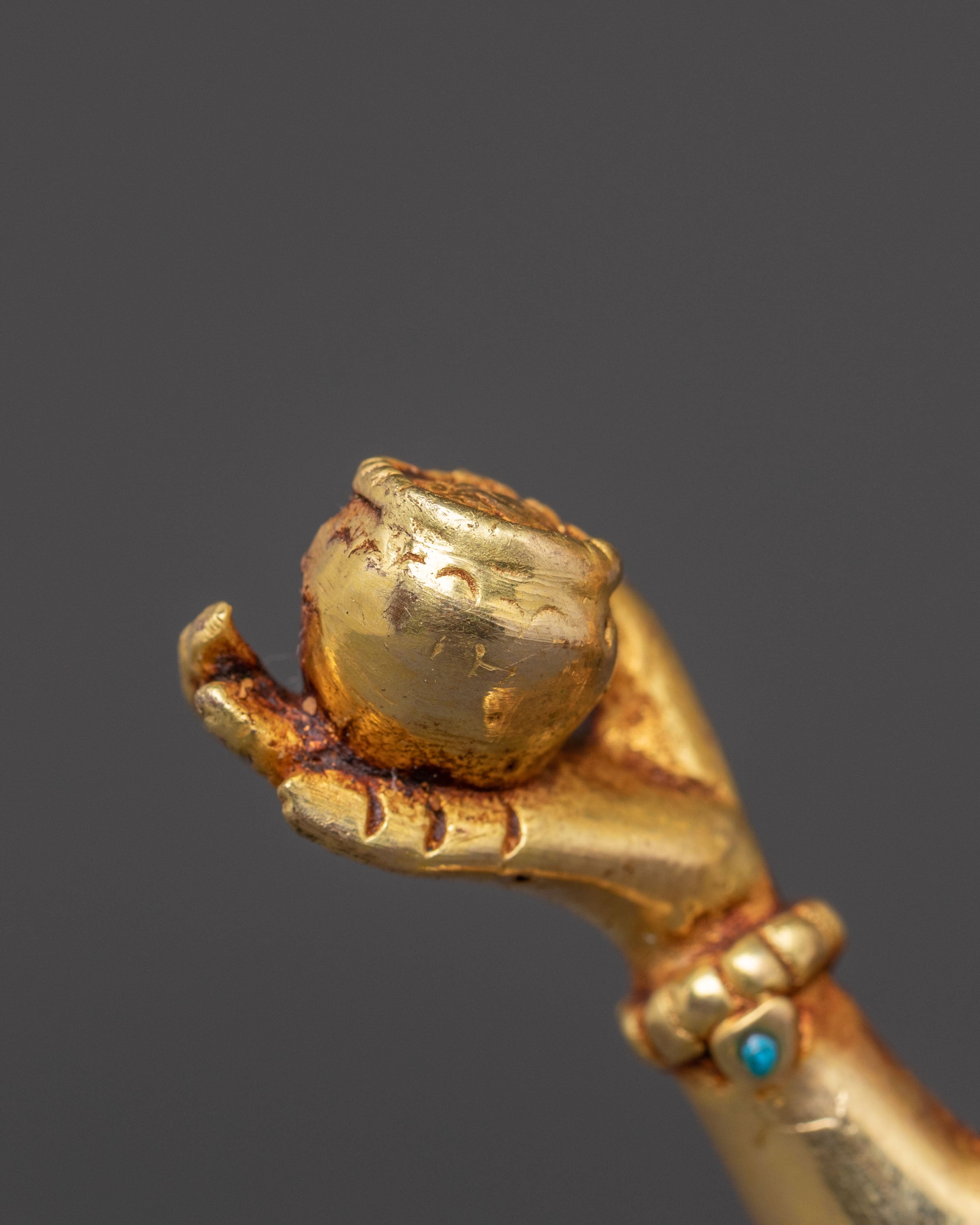 Handcrafted Guru Rinpoche Consort Set – 24K Gold Gilded Copper Masterpiece