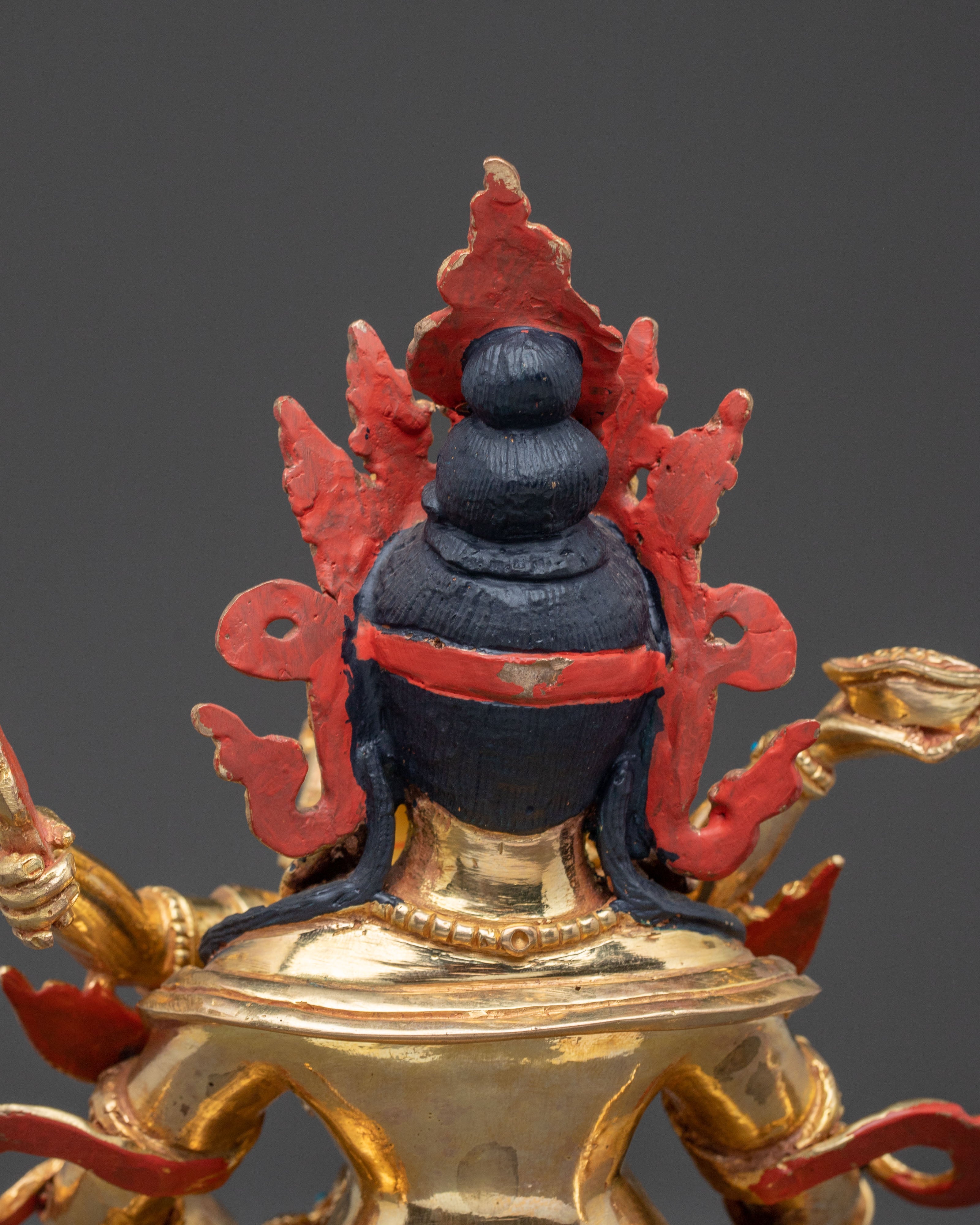 Statue of Green Dzambhala : Sacred Decor