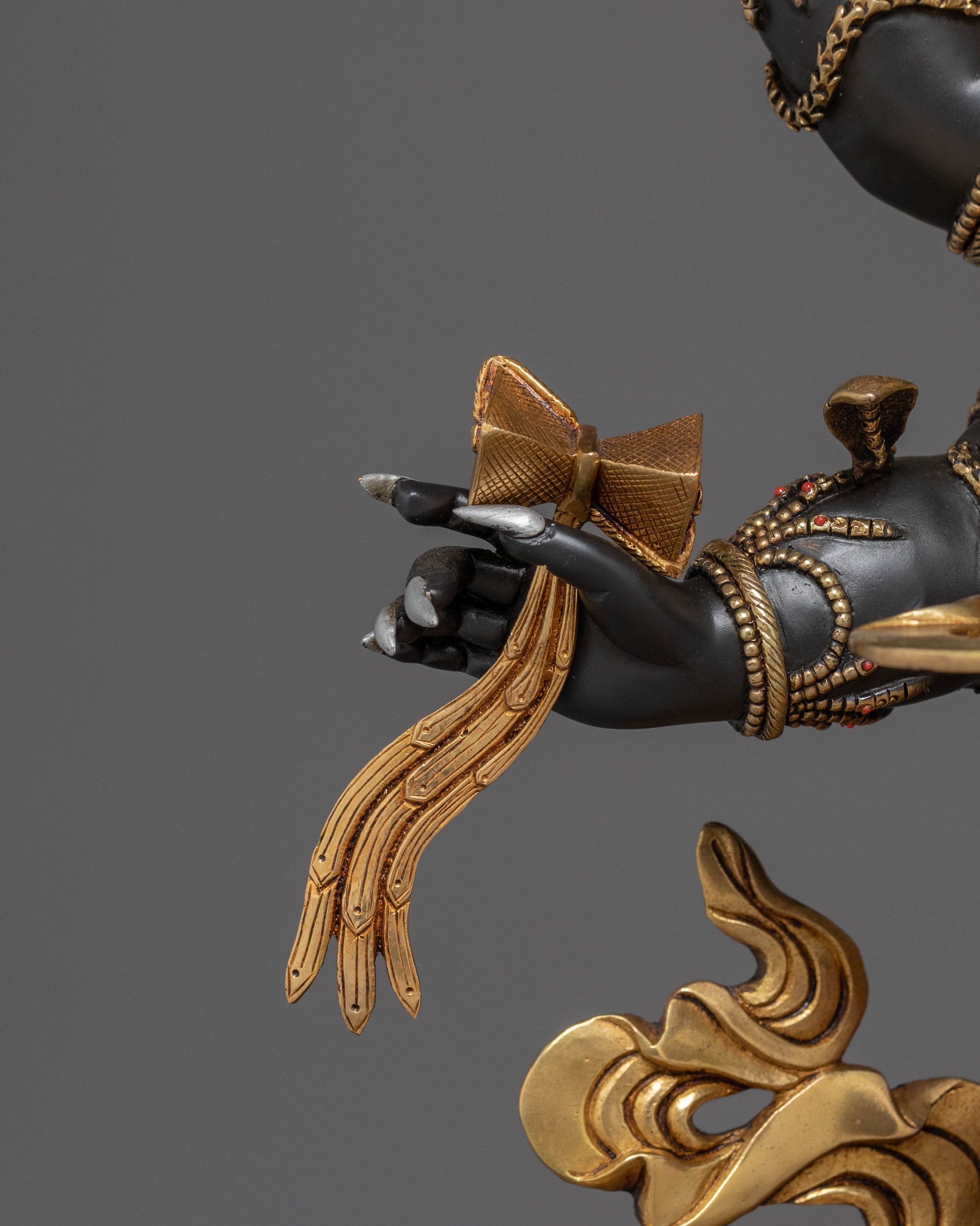 Big Six Armed Mahakala Statue - Himalayan Handcrafted Artwork