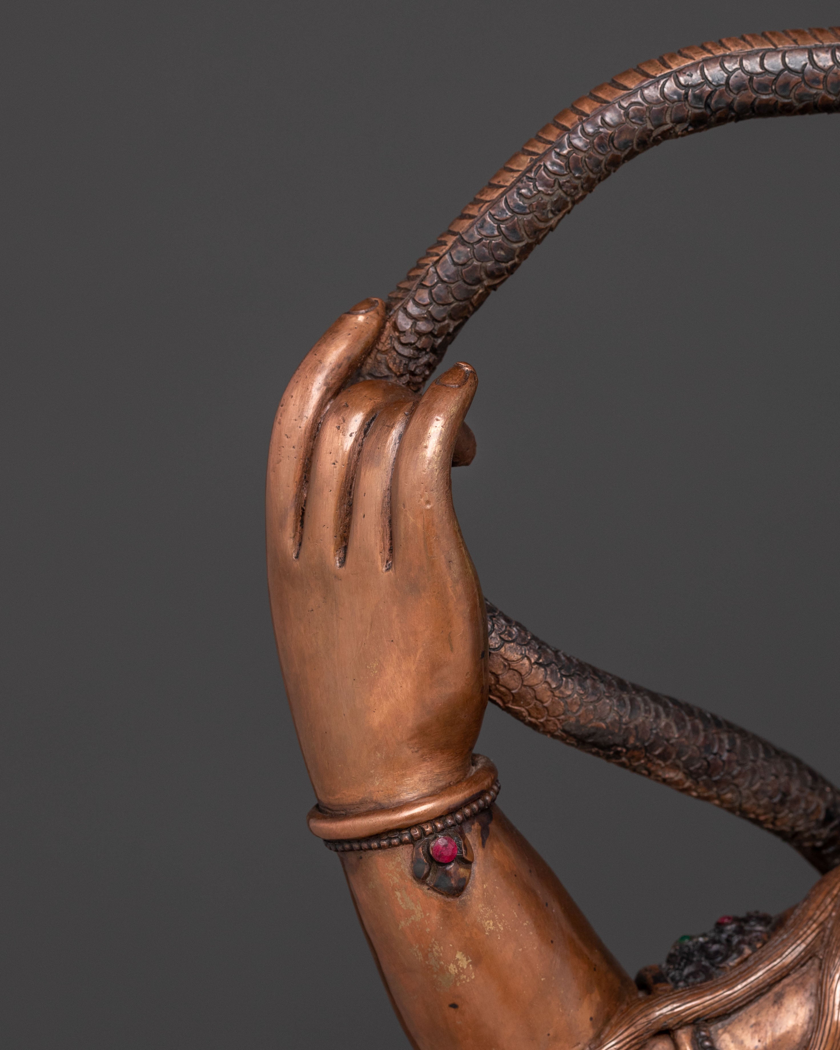 Dombi Heruka Meditation Statue – Oxidized Copper Statue