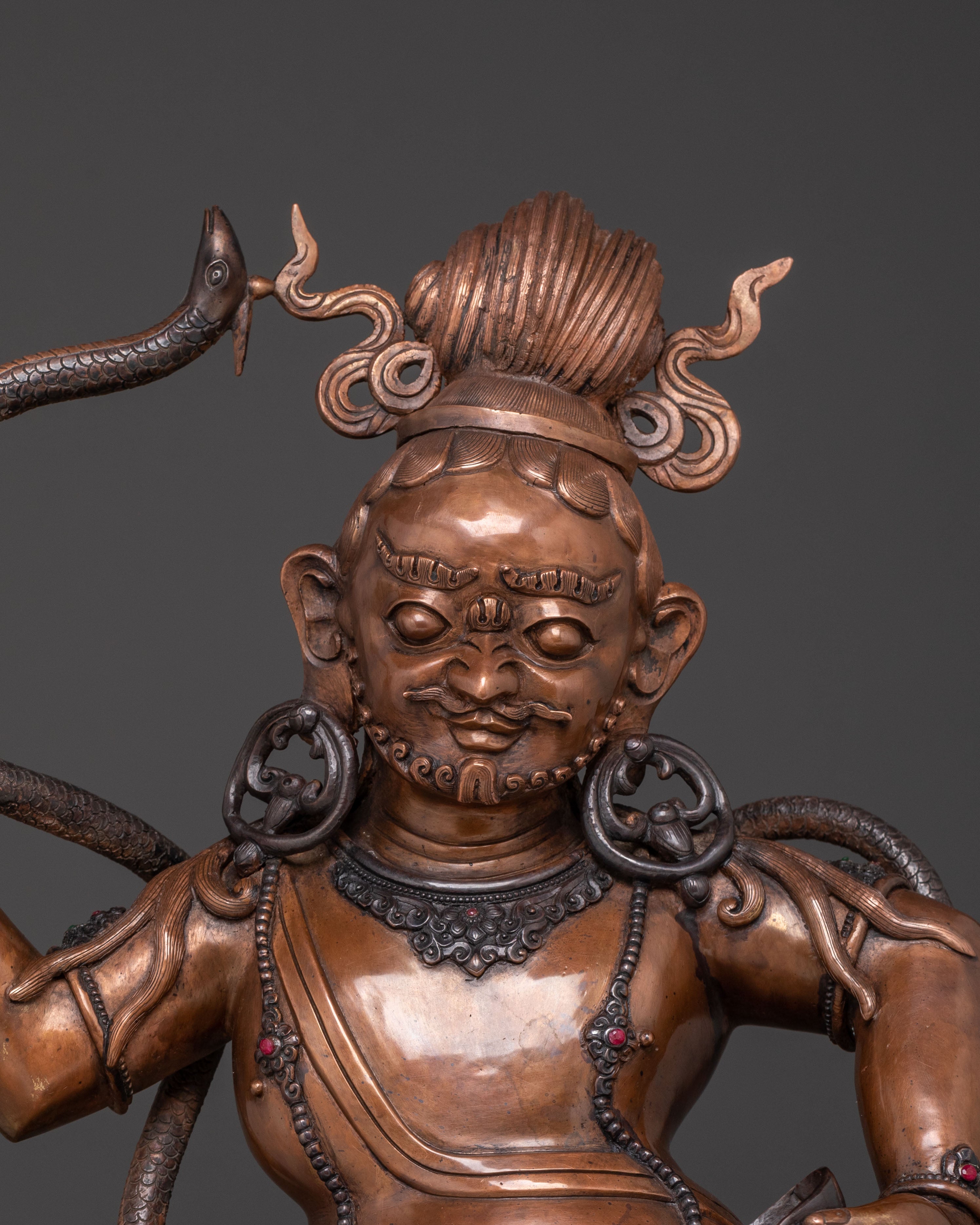 Dombi Heruka Meditation Statue – Oxidized Copper Statue