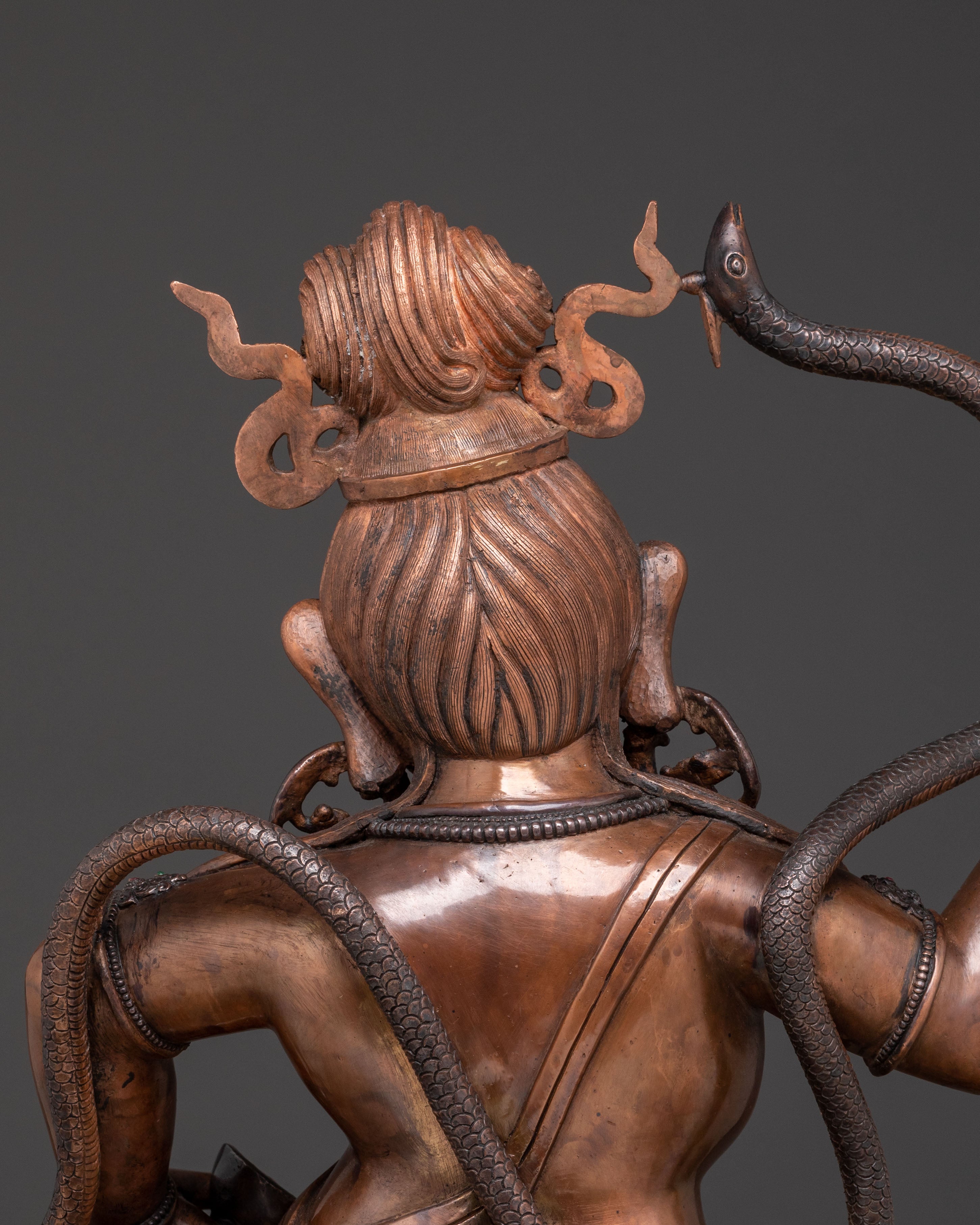 Dombi Heruka Meditation Statue – Oxidized Copper Statue