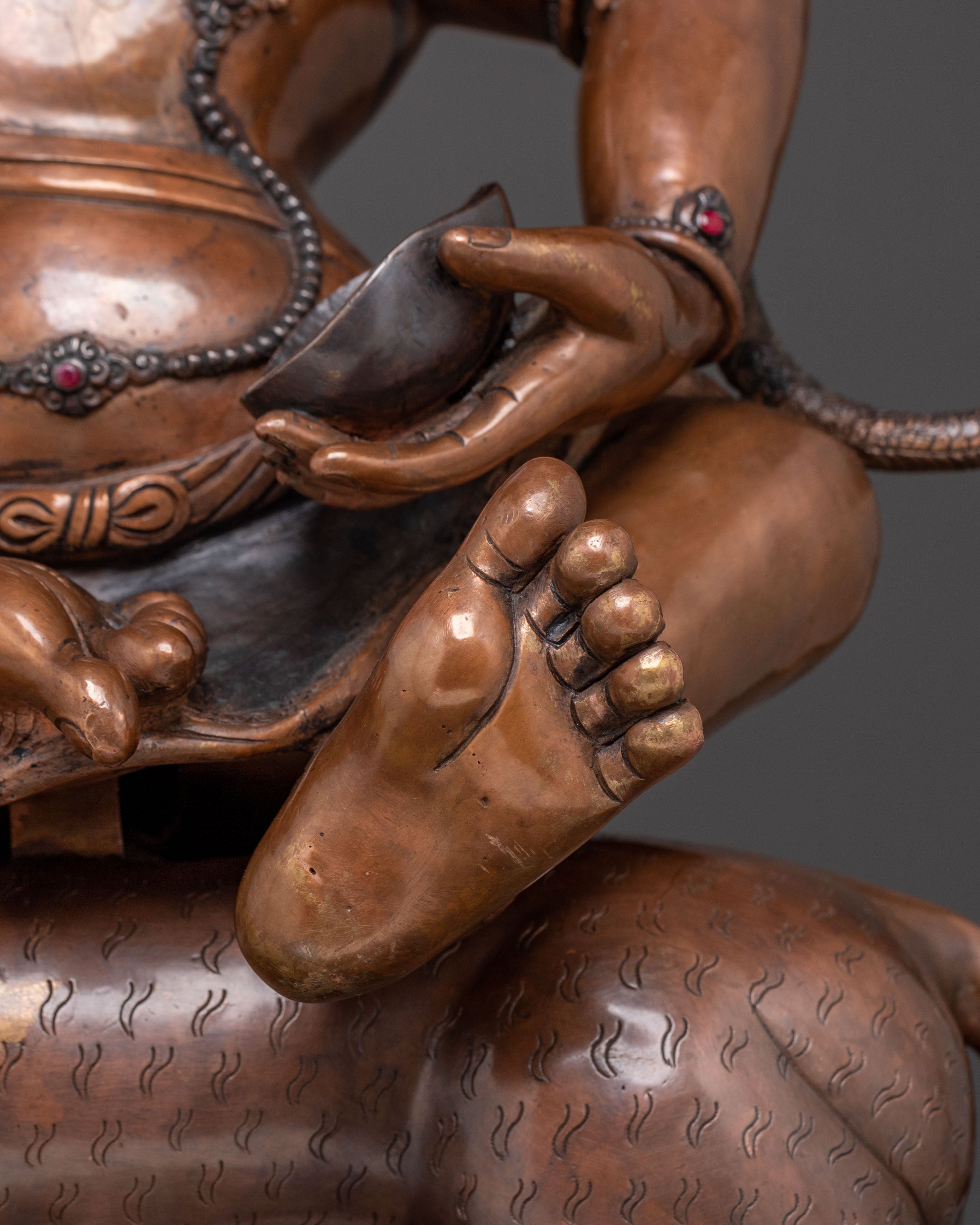 Dombi Heruka Meditation Statue – Oxidized Copper Statue