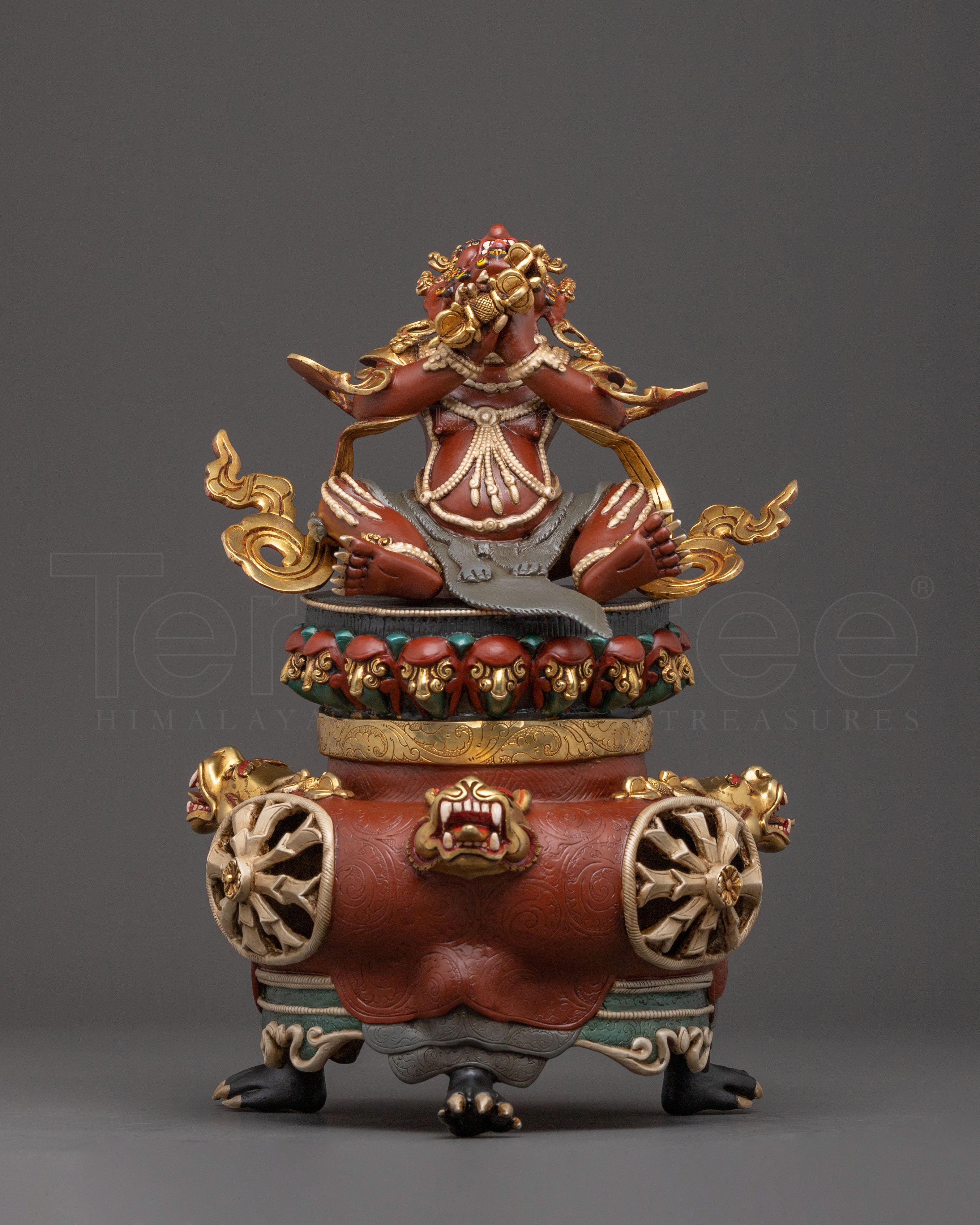 Vajradaka Purification Icon: Handcrafted Sacred Statue