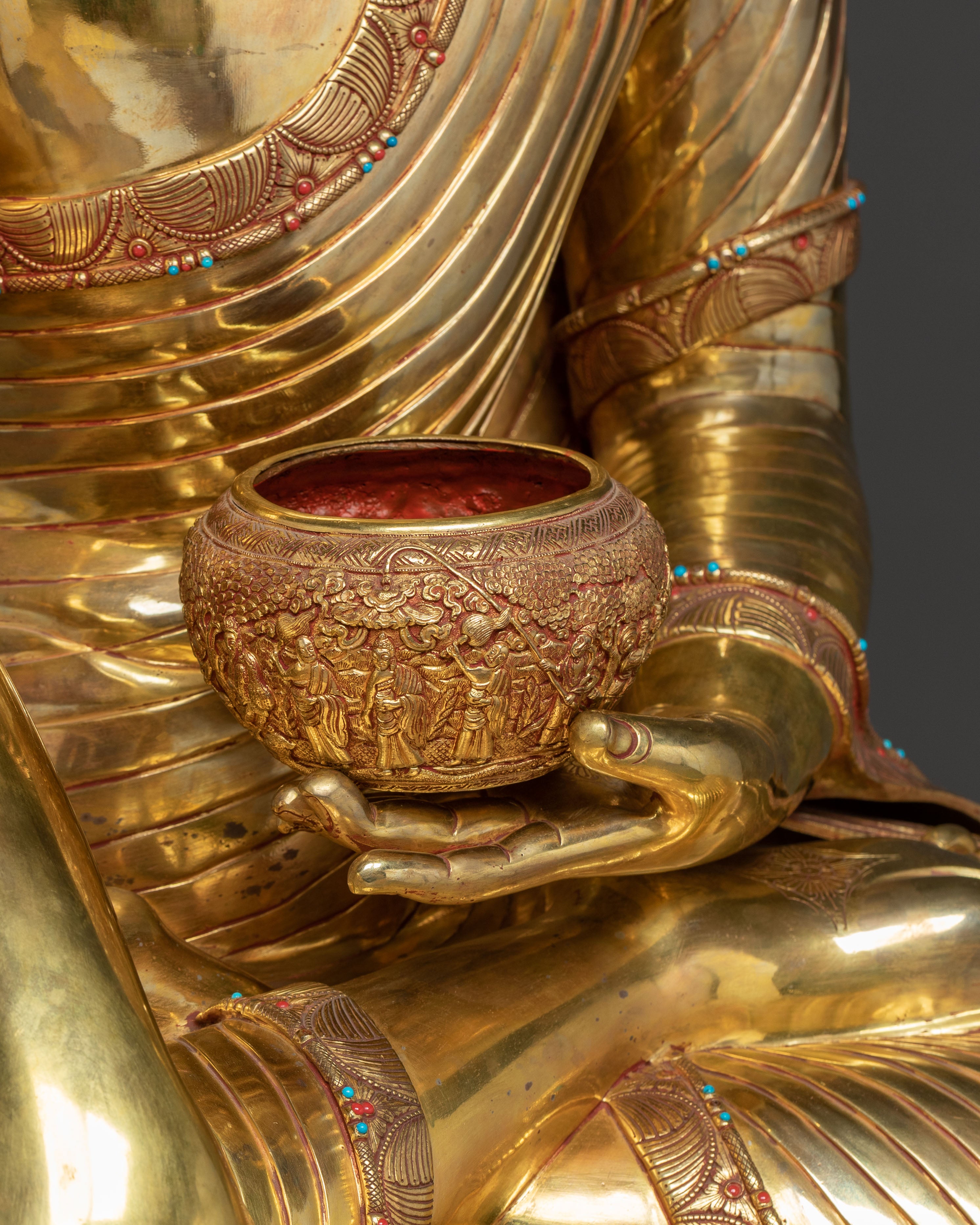 Life-Sized Shakyamuni Buddha Statue