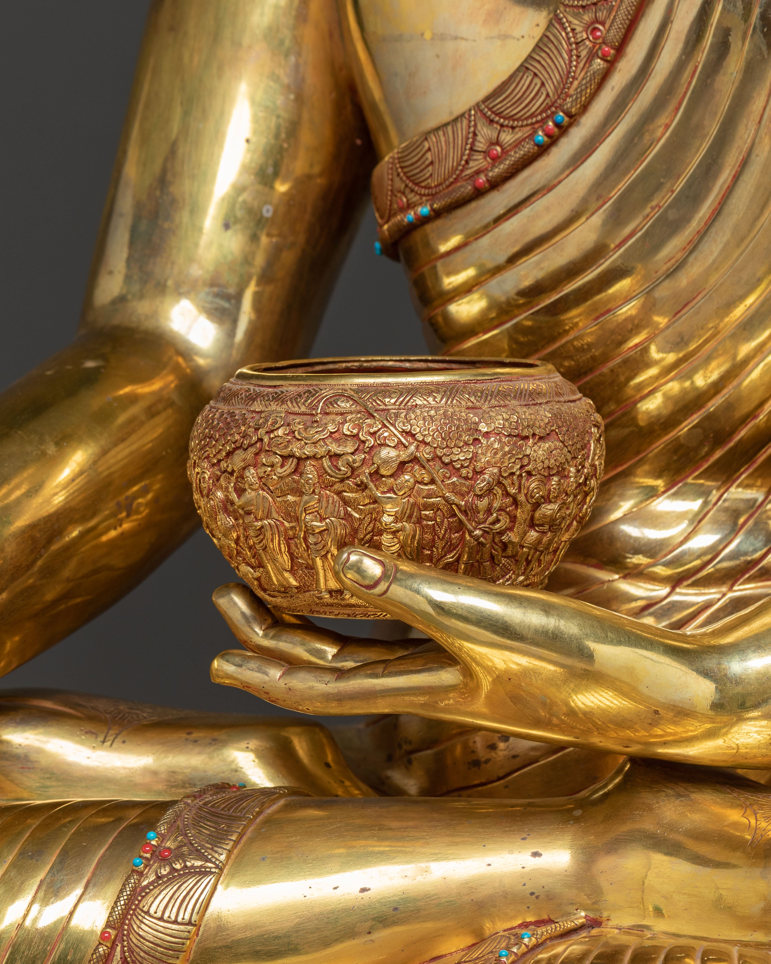 Life-Sized Shakyamuni Buddha Statue
