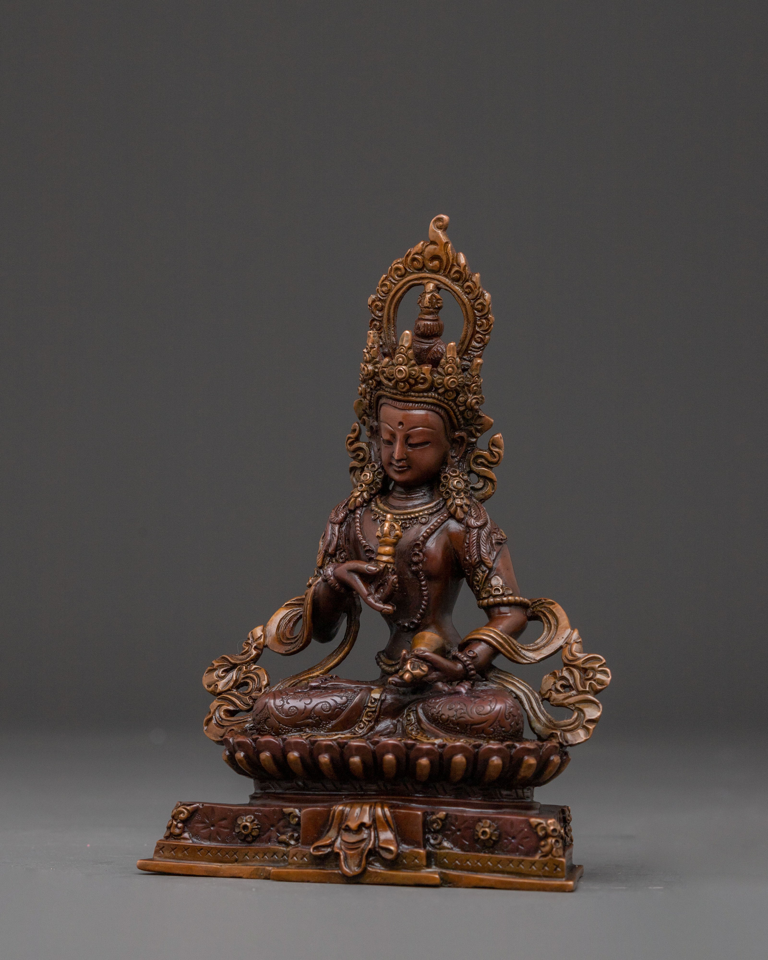 Six Bodhisattva Statue Set – Handcrafted Copper Set