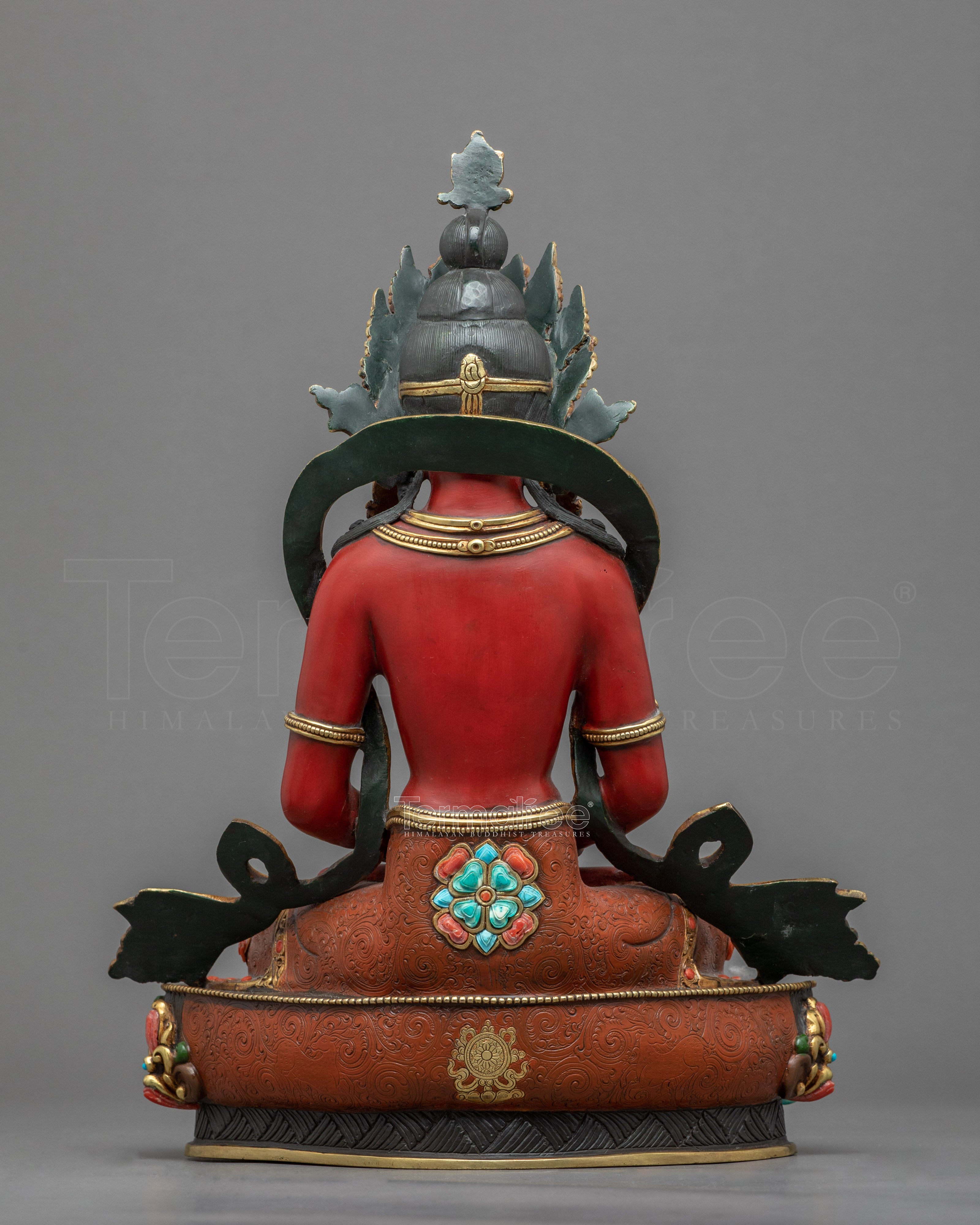 Amitayus Sadhana Sculpture | Buddhist Deity Of Long Life Sculpture