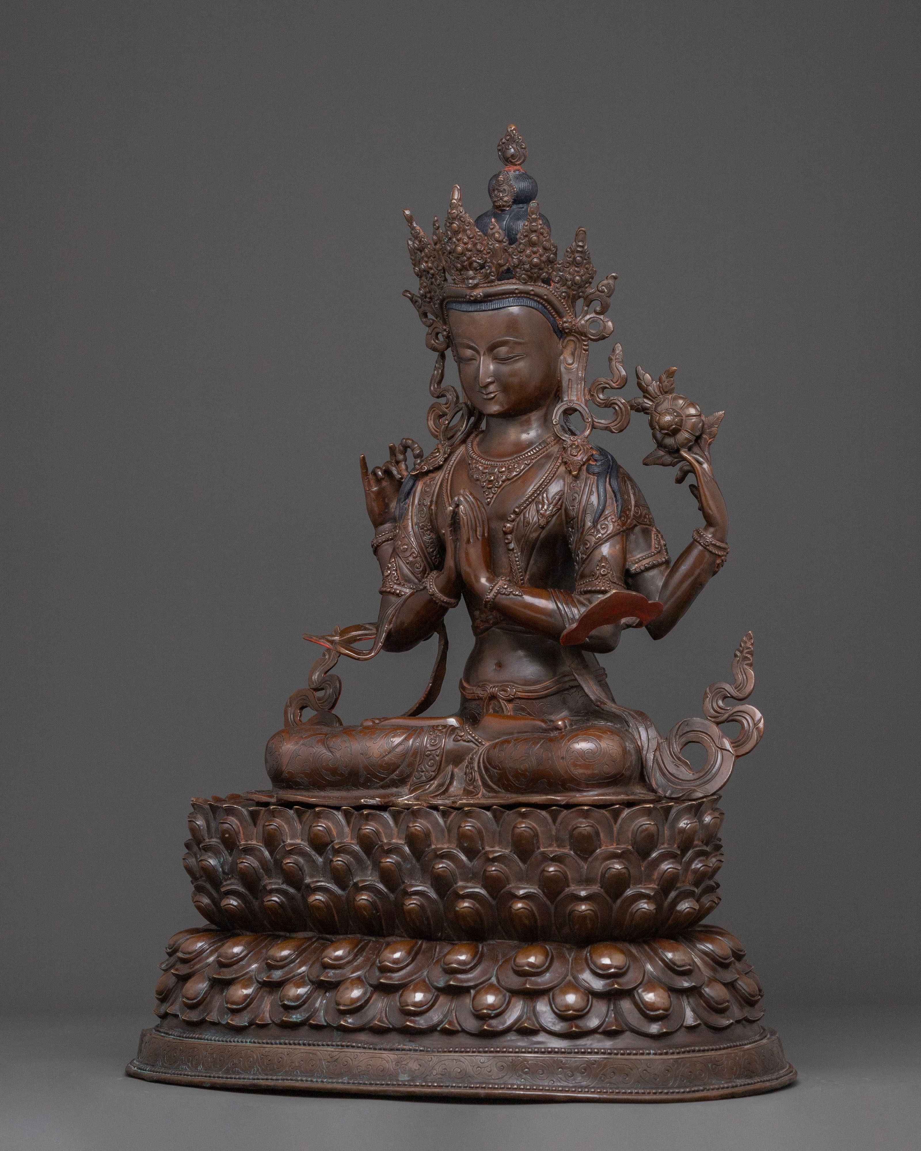 Chenrezig Compassion Bodhisattva Statue | Altar Decor