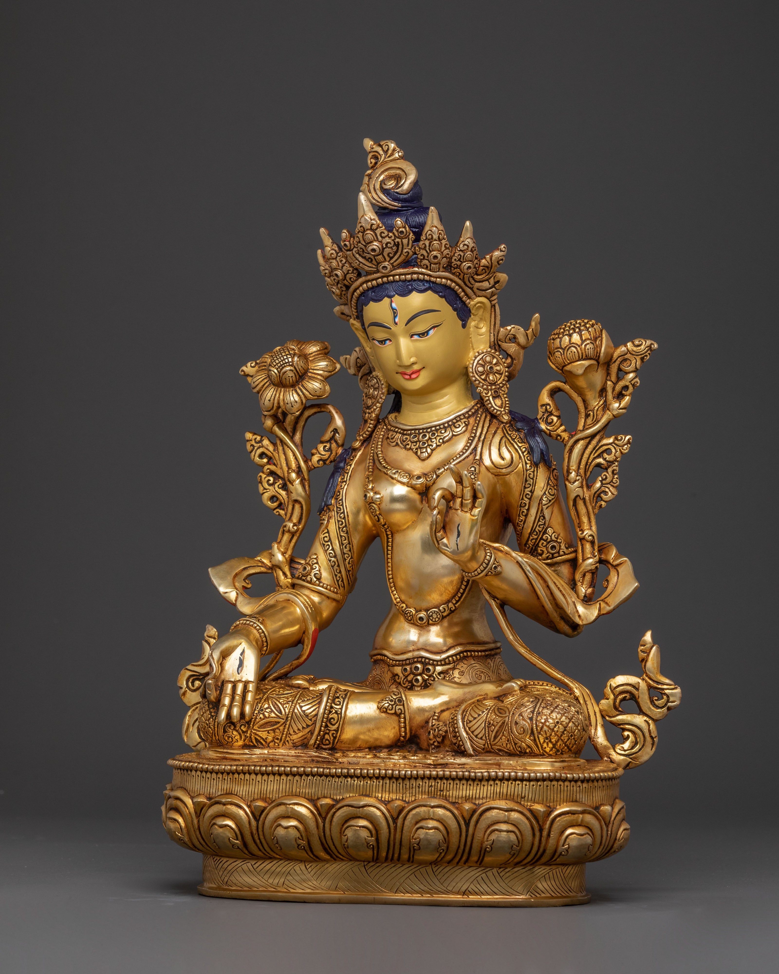 White Tara Spiritual Statue | Symbol of Purity