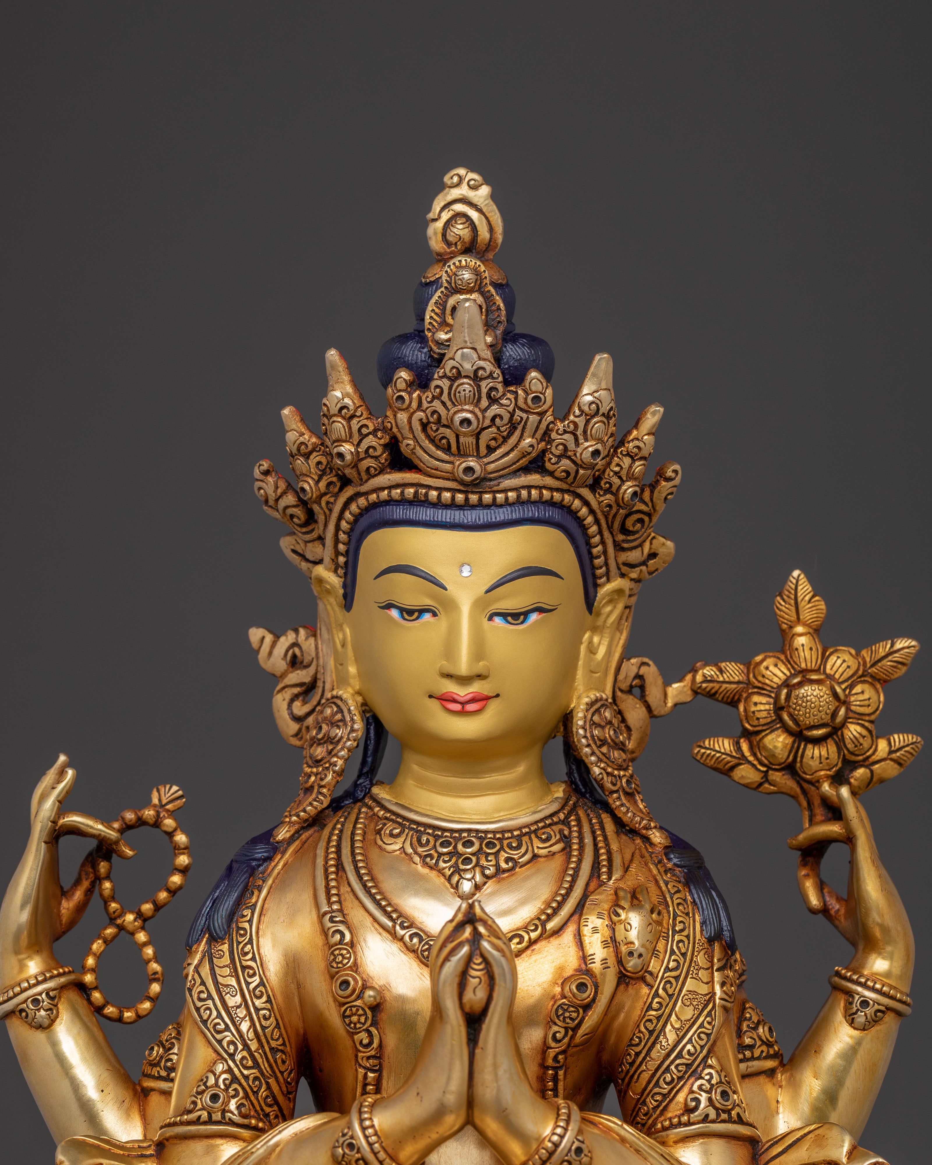 Compassionate Blessings Chenrezig Statue | Spiritual Art