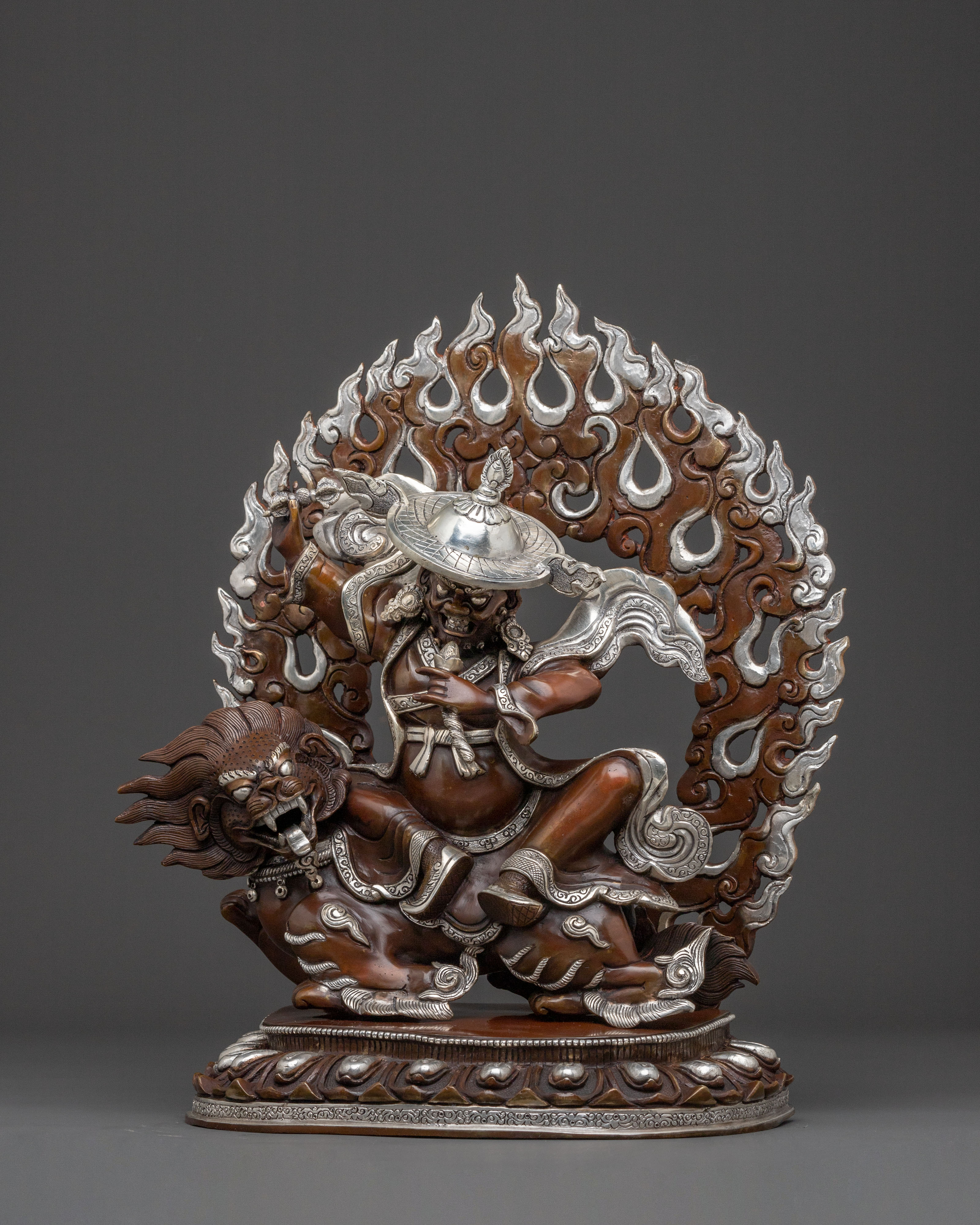Pehar Gyalpo Copper Statue | Spiritual Decor