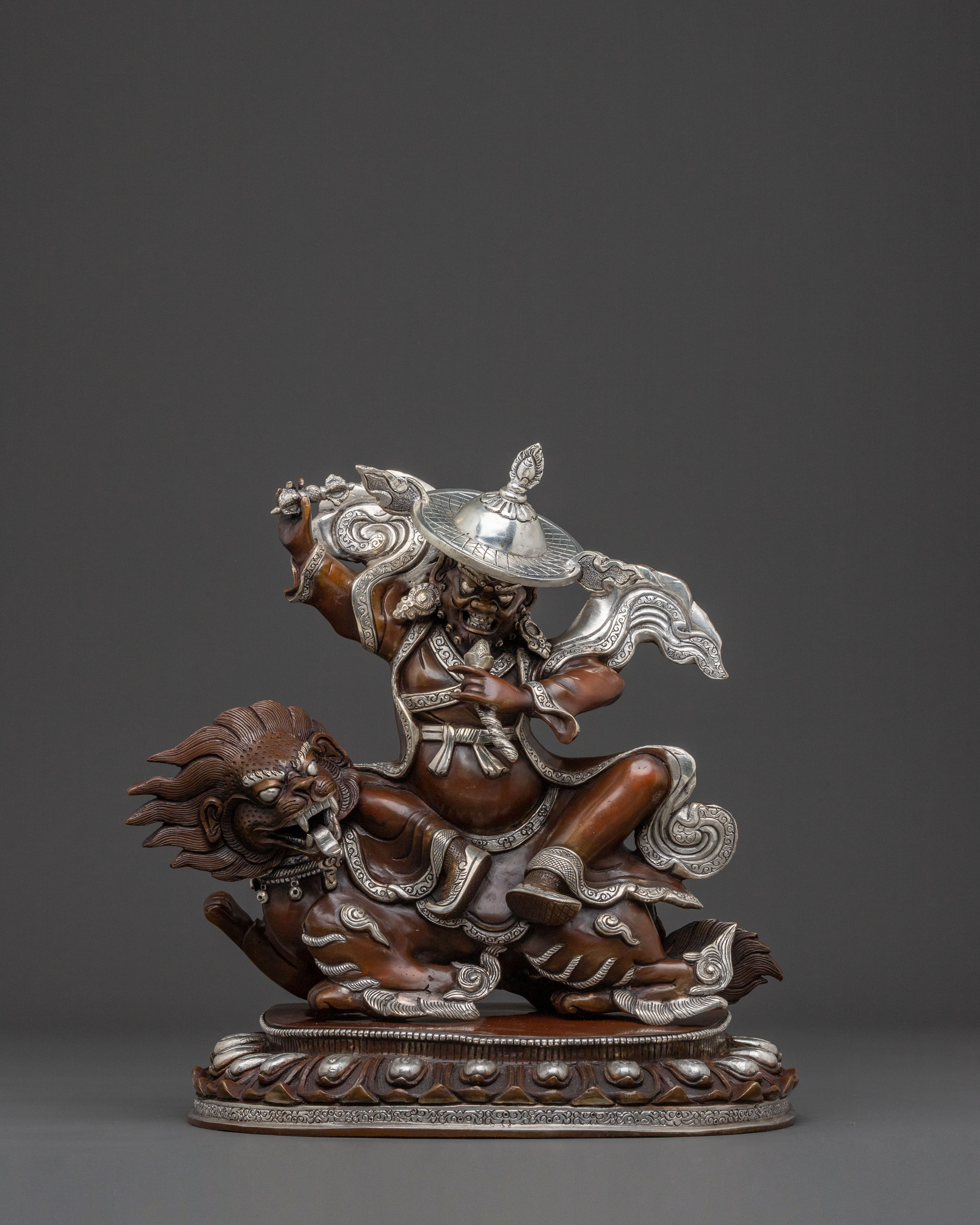 Pehar Gyalpo Copper Statue | Spiritual Decor