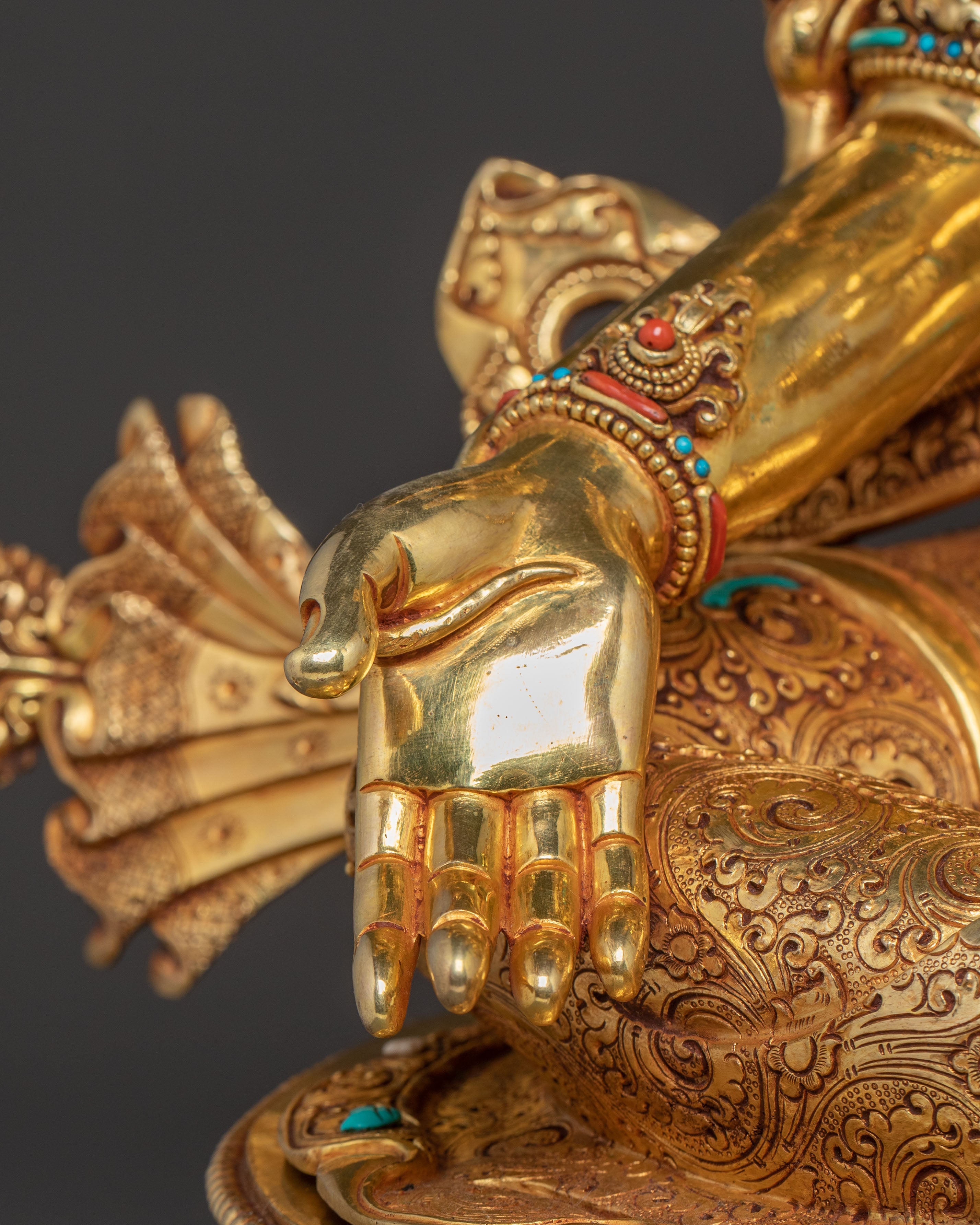 Radiant Mother Green Tara Statue | Himalayan Handcrafted Masterpiece