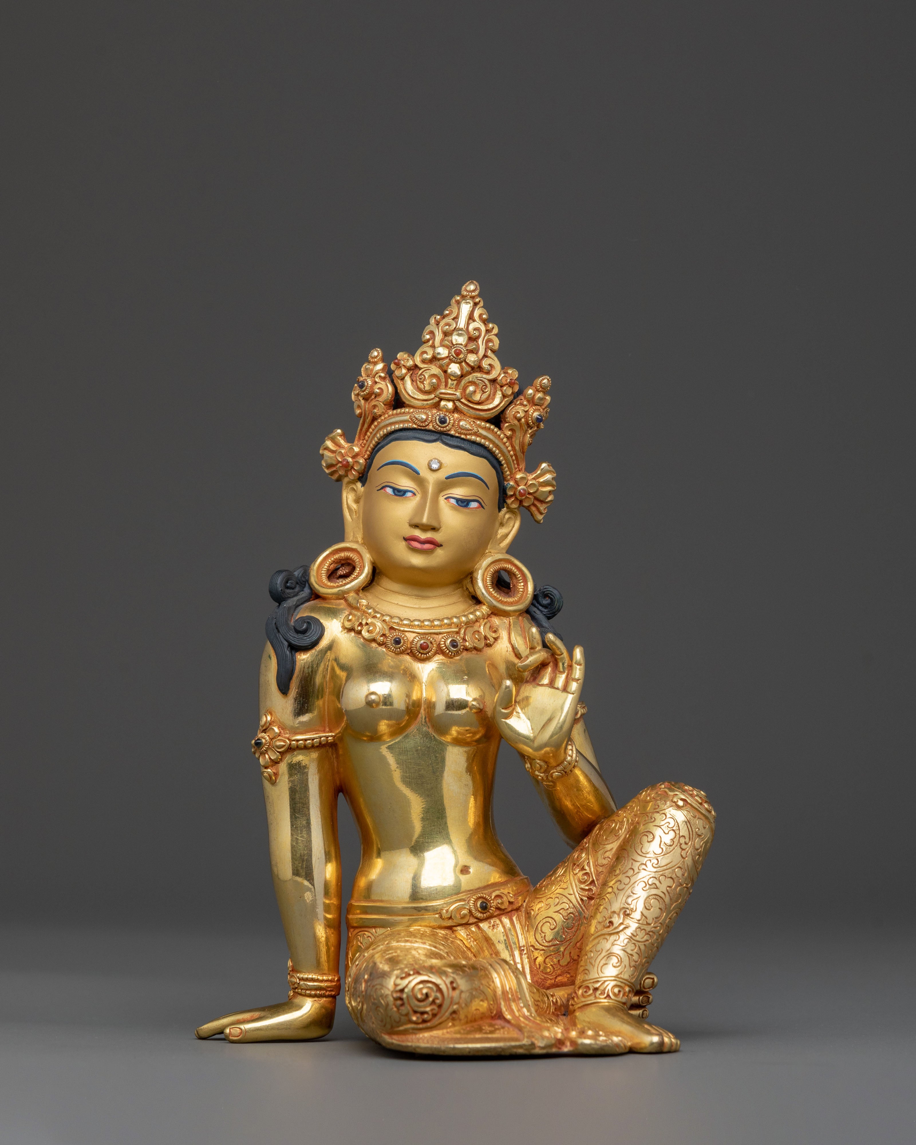Goddess Parbati Handcrafted Statue 