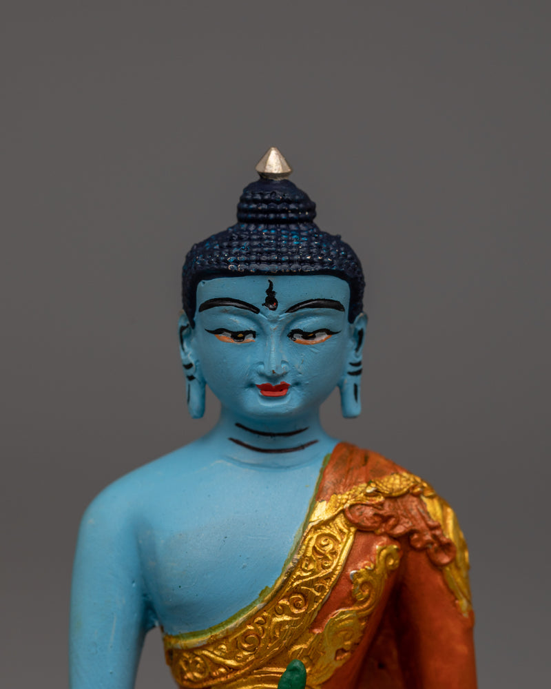 Gold Electro Plated statue Medicine Buddha | The Healer of the World