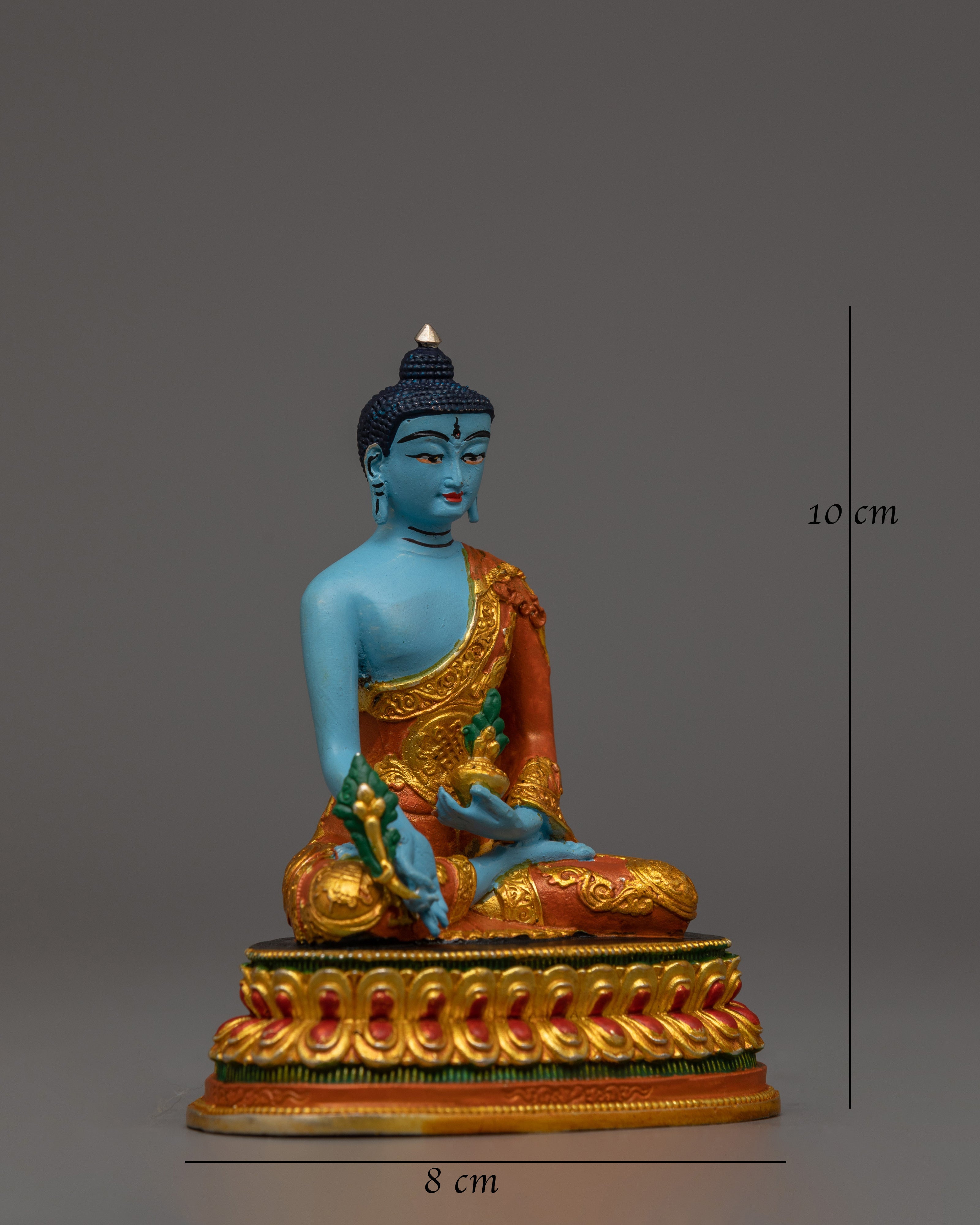 gold-electro-plated-statue-of-medicine-buddha