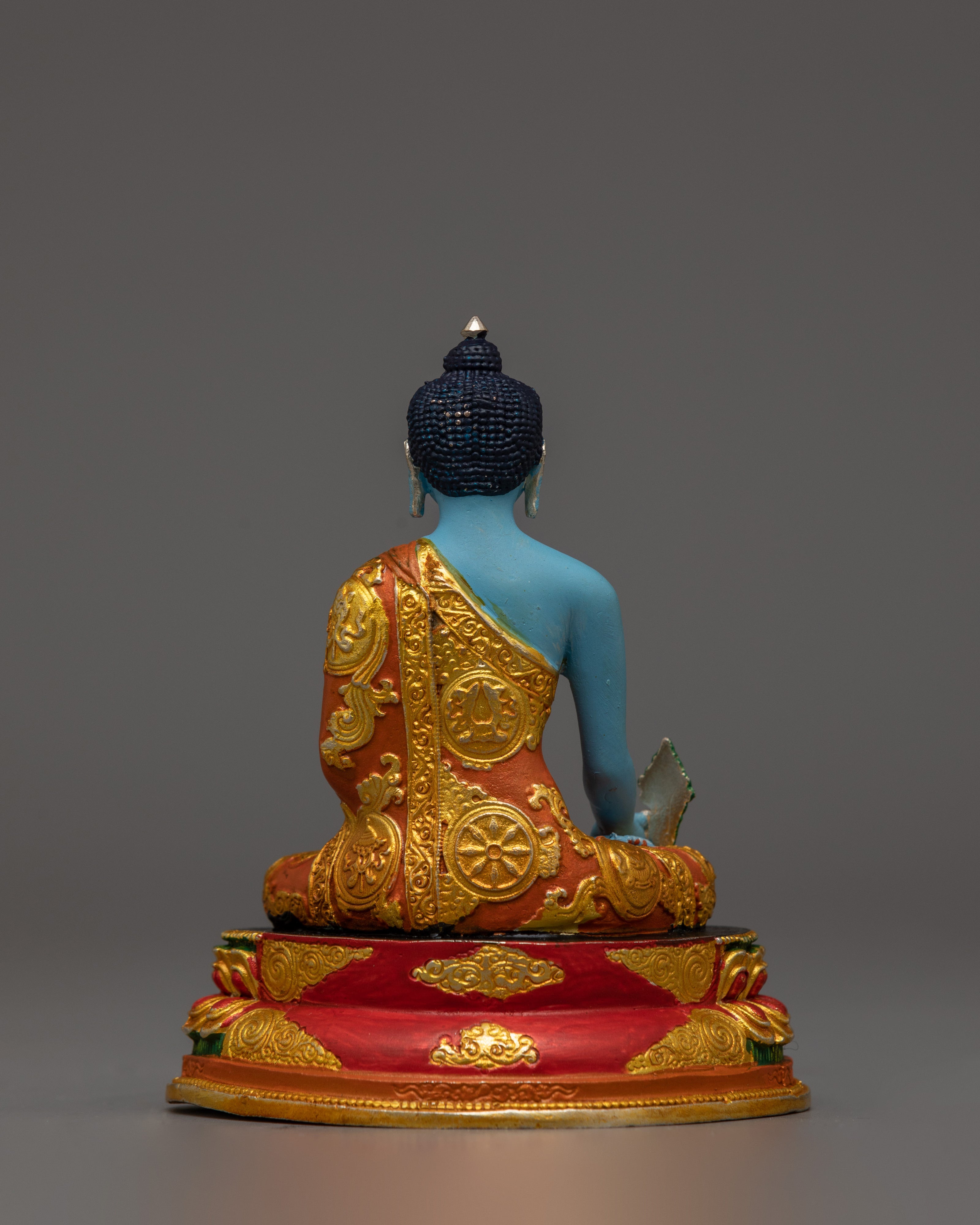 Gold Electro Plated statue Medicine Buddha | The Healer of the World