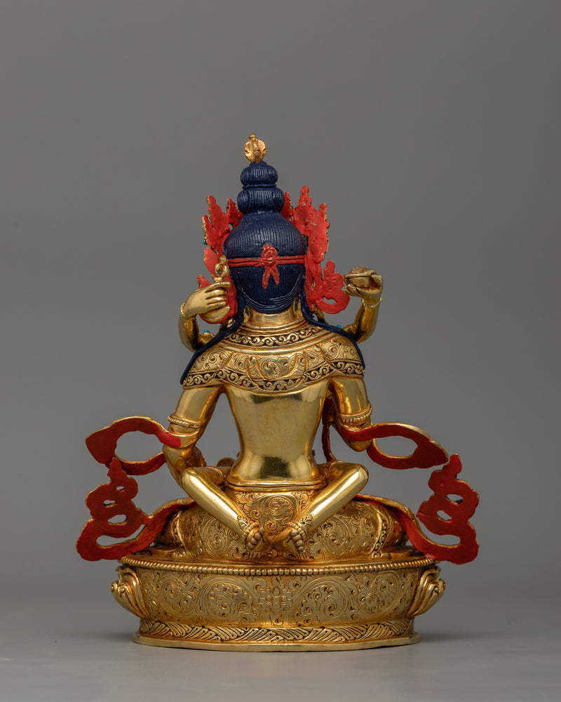 Vajrasattva with His Consort "Vajragarvi" | Inner Peace and Transformation