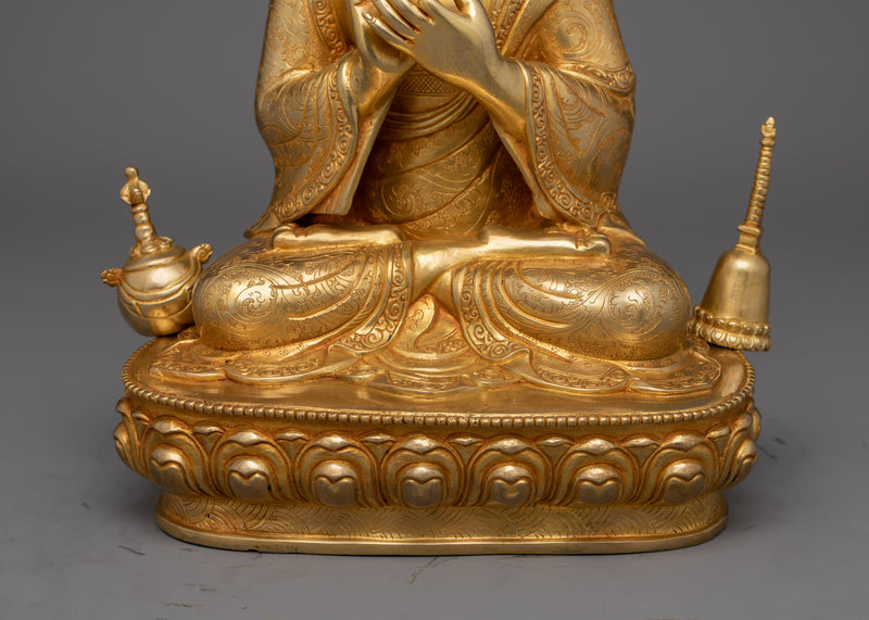 Buddhist Religious Leader and Master Atisa Statue | Traditional Handcrafted Art
