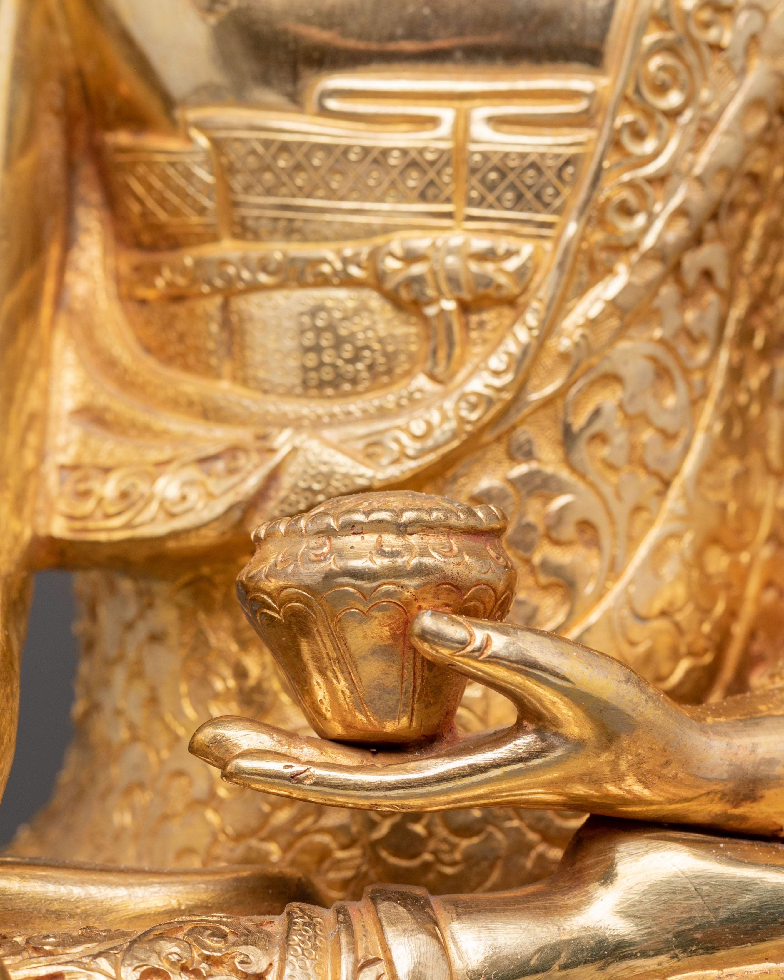 Handmade Tibetan Shakyamuni Buddha Copper Artwork | Gautama Buddha Sculpture