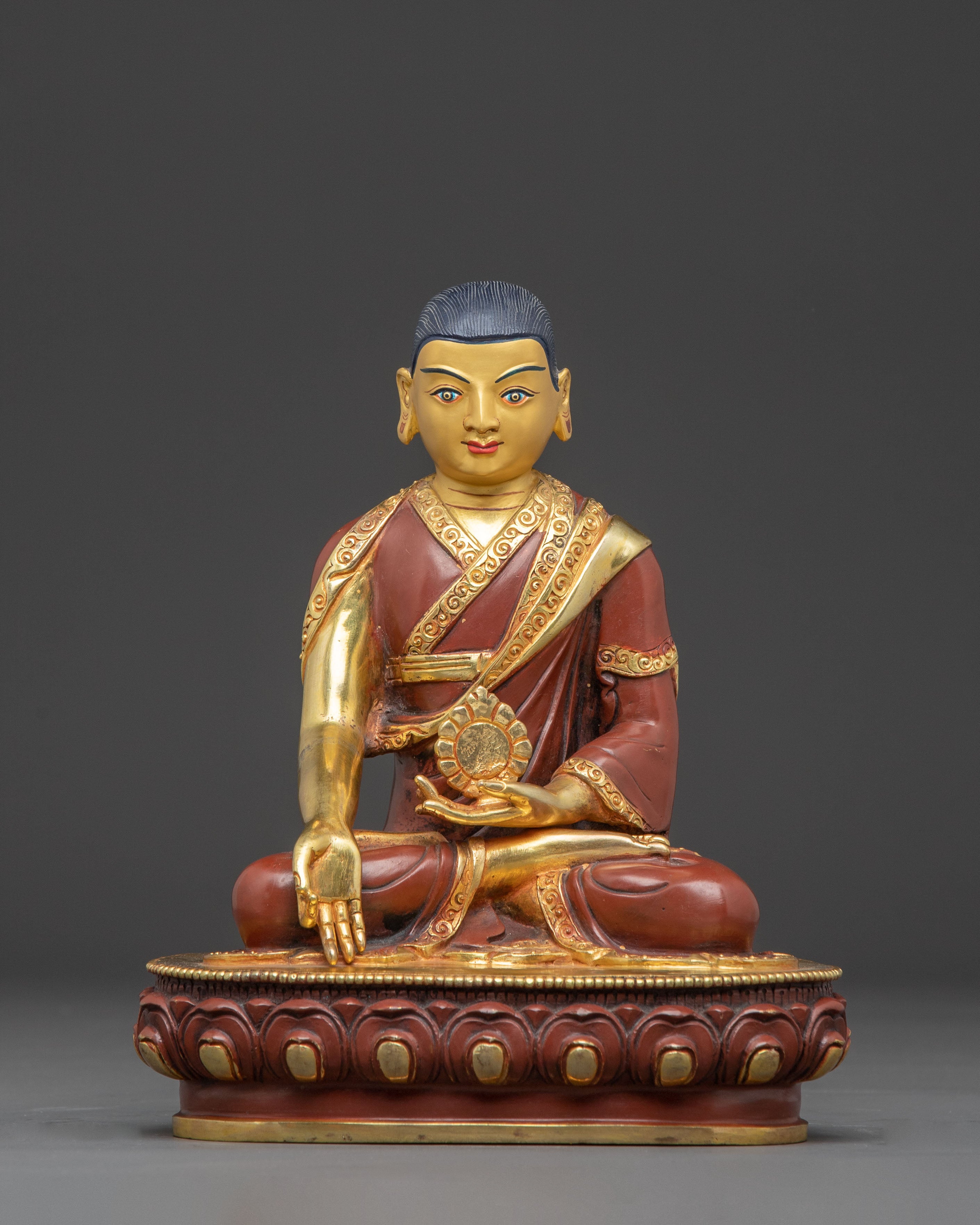 Revered Sakya Masters Statue Set | Traditional Himalayan Art