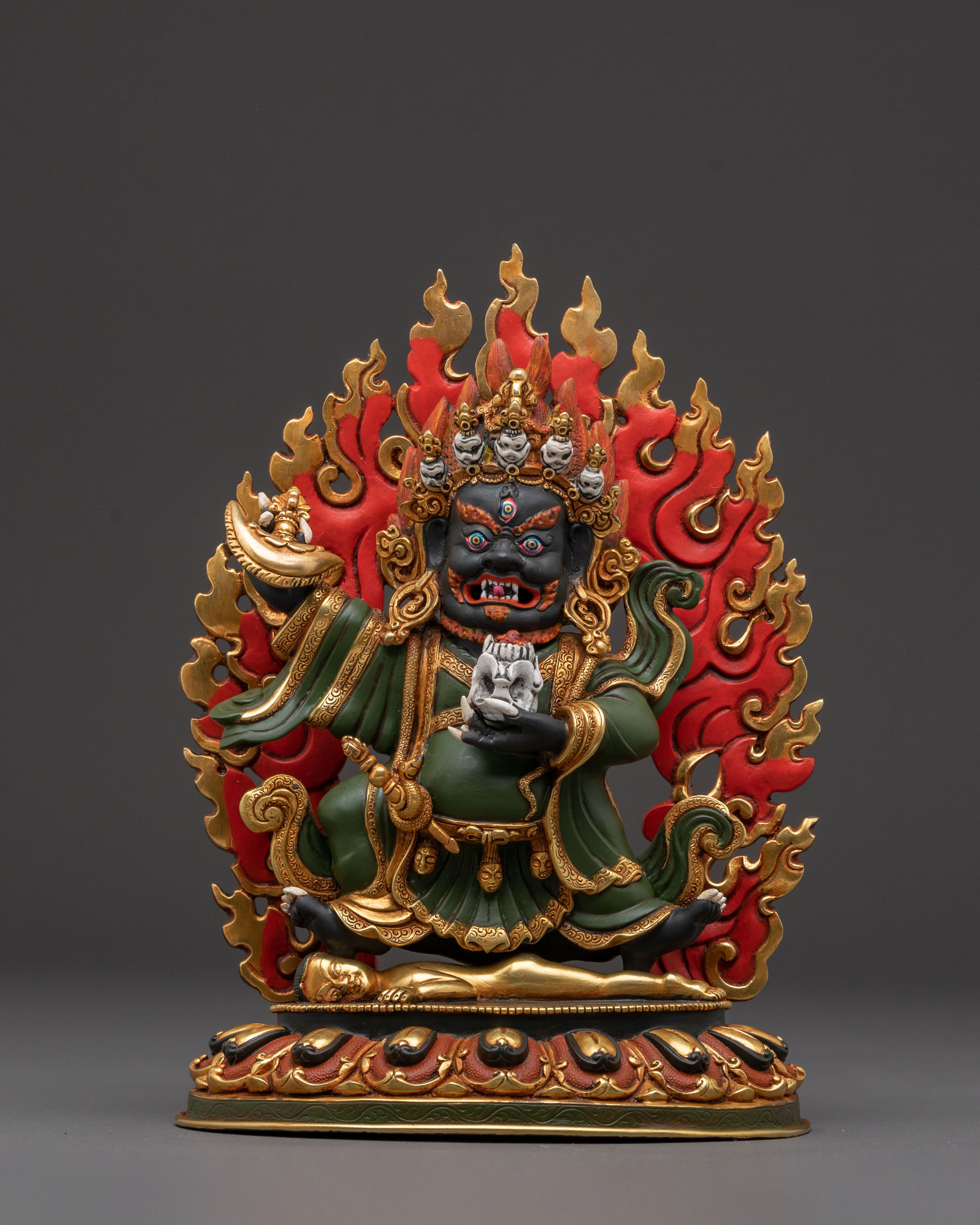 Sacred Statue of Mahakala Bernagchen