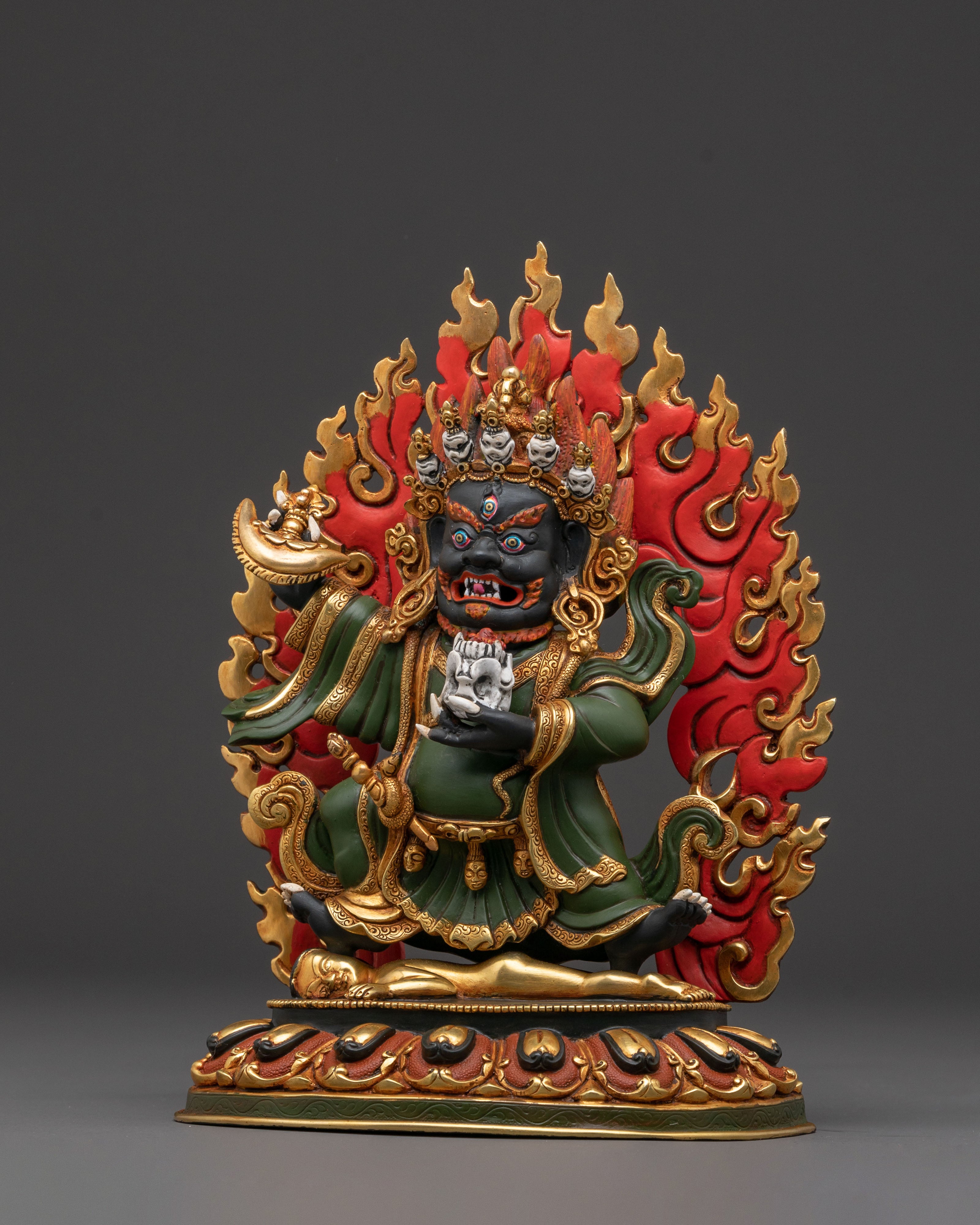 Sacred Statue of Mahakala Bernagchen | The Divine Protector
