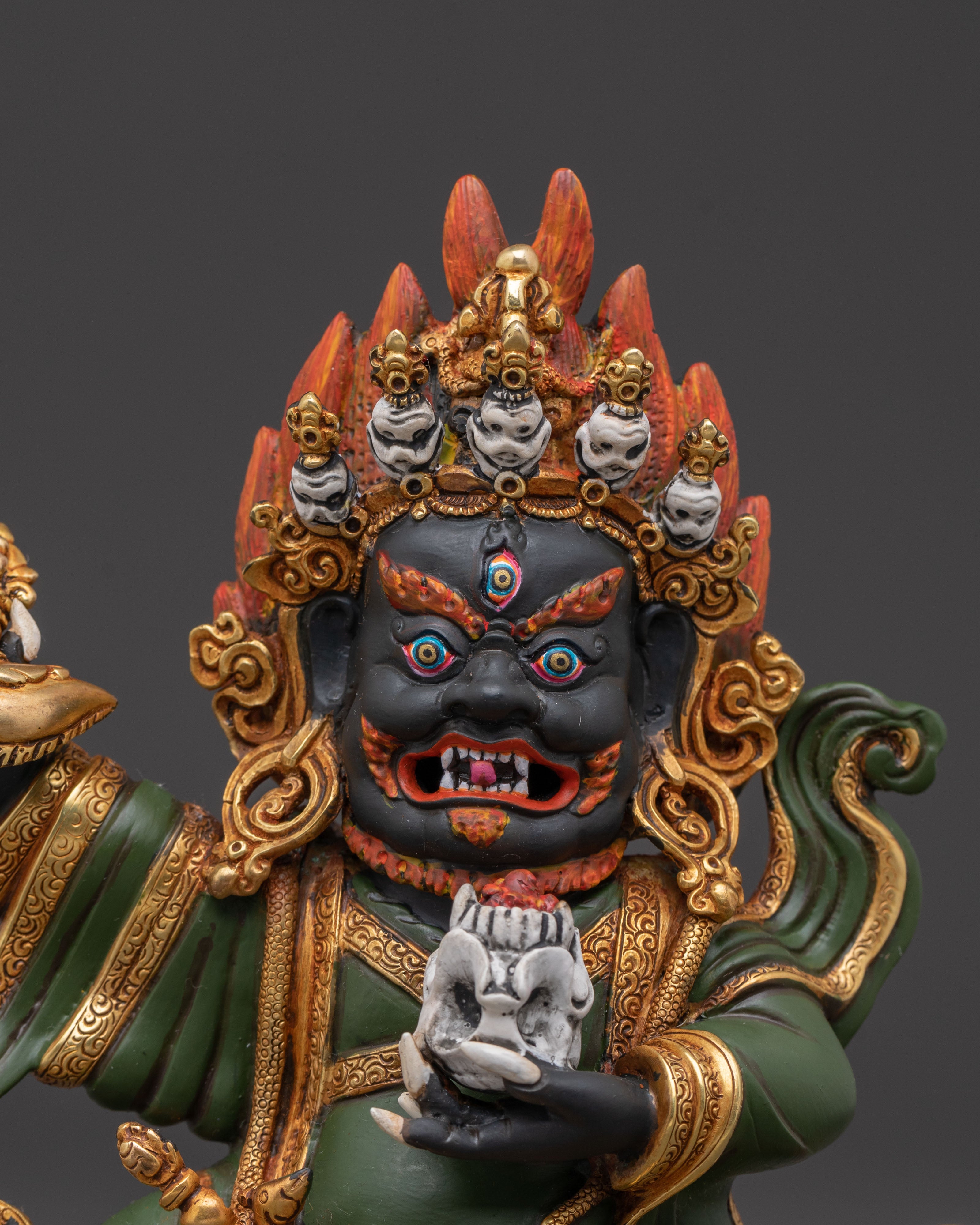 Sacred Statue of Mahakala Bernagchen | The Divine Protector