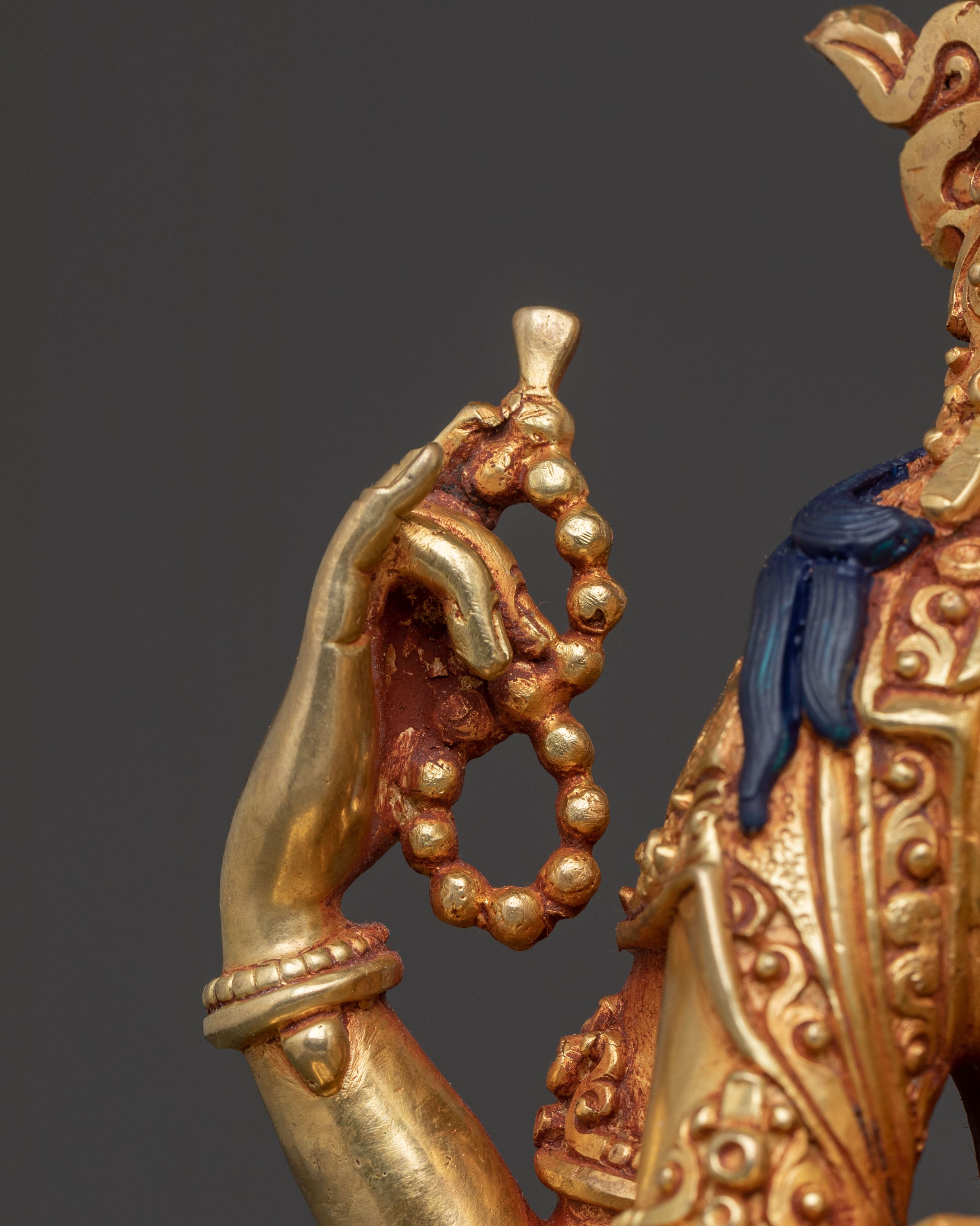 Boundless Compassion Chenrezig Statue | Hand-Gilded Copper