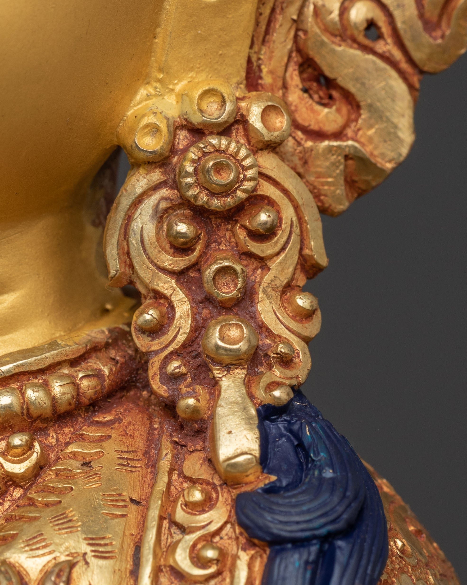 Boundless Compassion Chenrezig Statue | Hand-Gilded Copper
