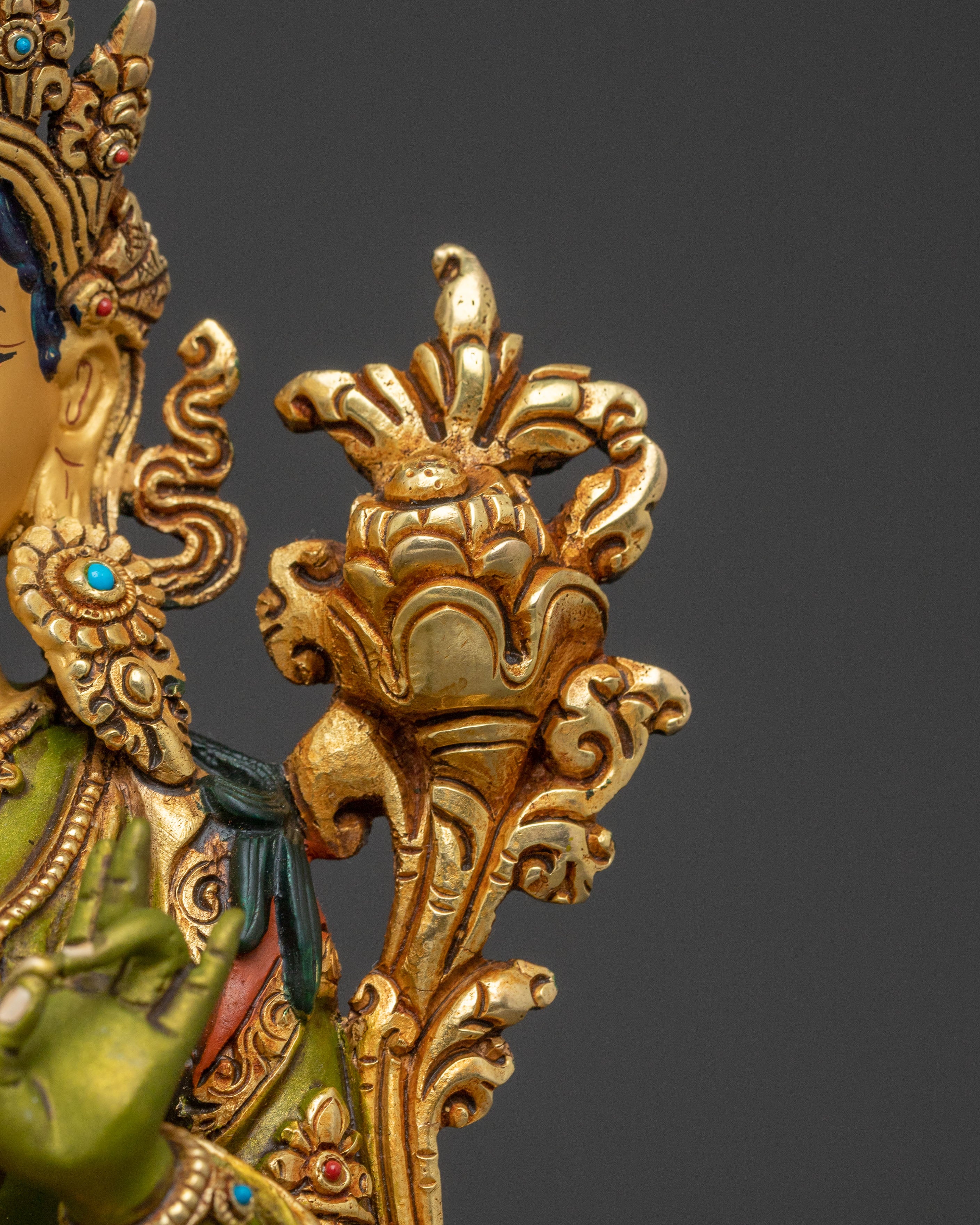 Mother Green Tara Spiritual Statue | Spiritual Protection