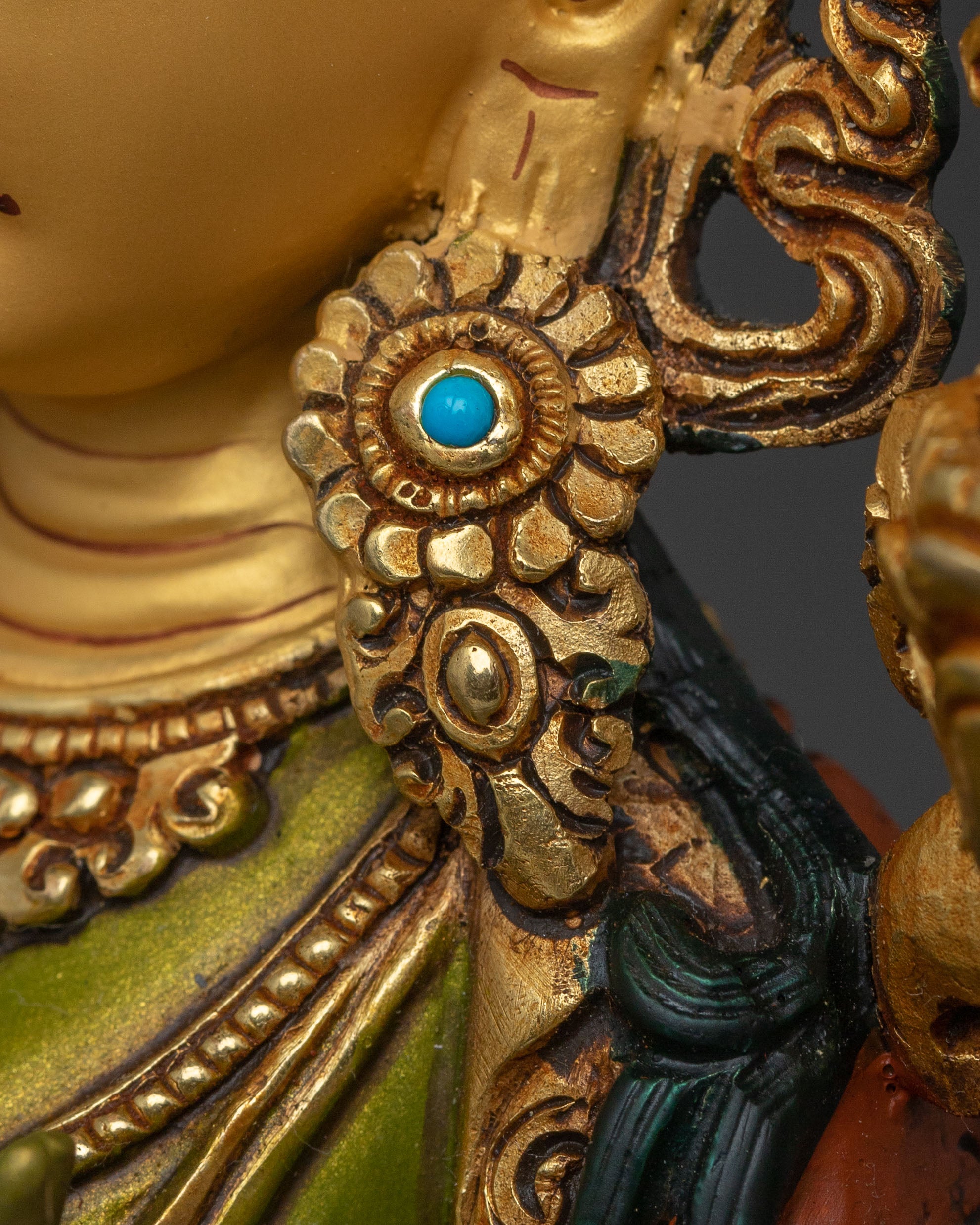 Mother Green Tara Spiritual Statue | Spiritual Protection