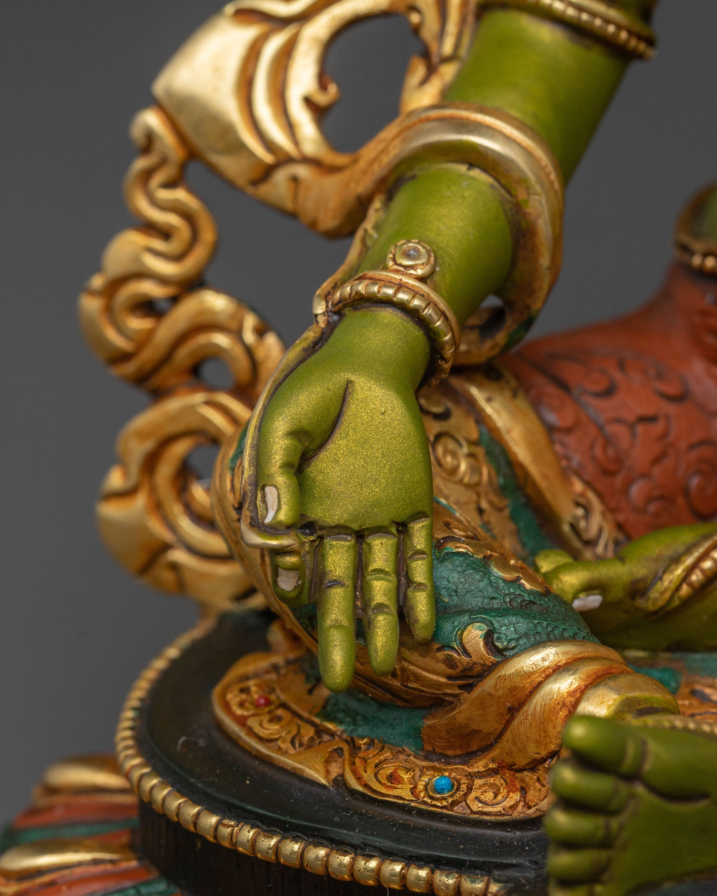 Mother Green Tara Spiritual Statue | Spiritual Protection