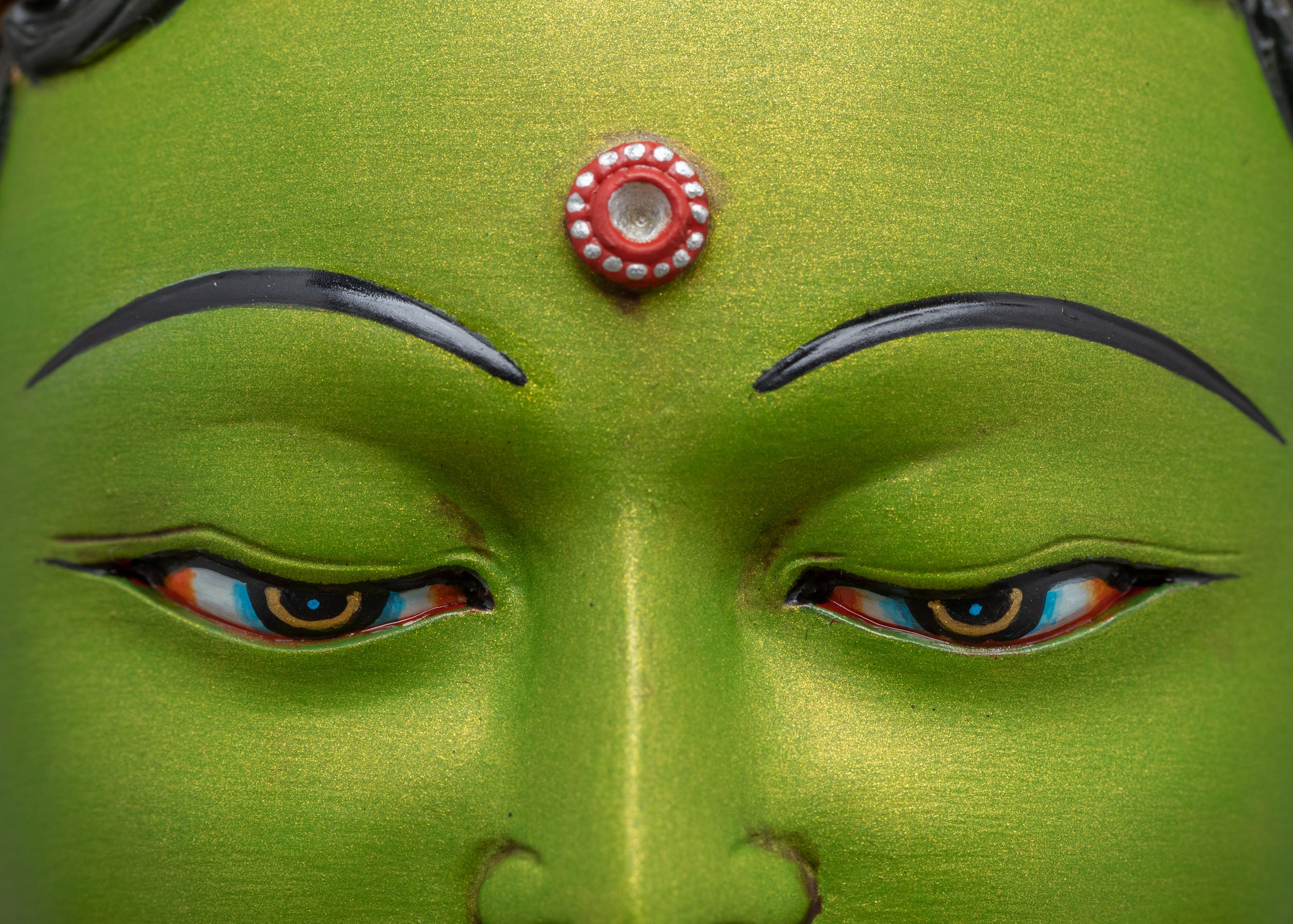 Green Tara Copper Statue | Goddess of Compassion