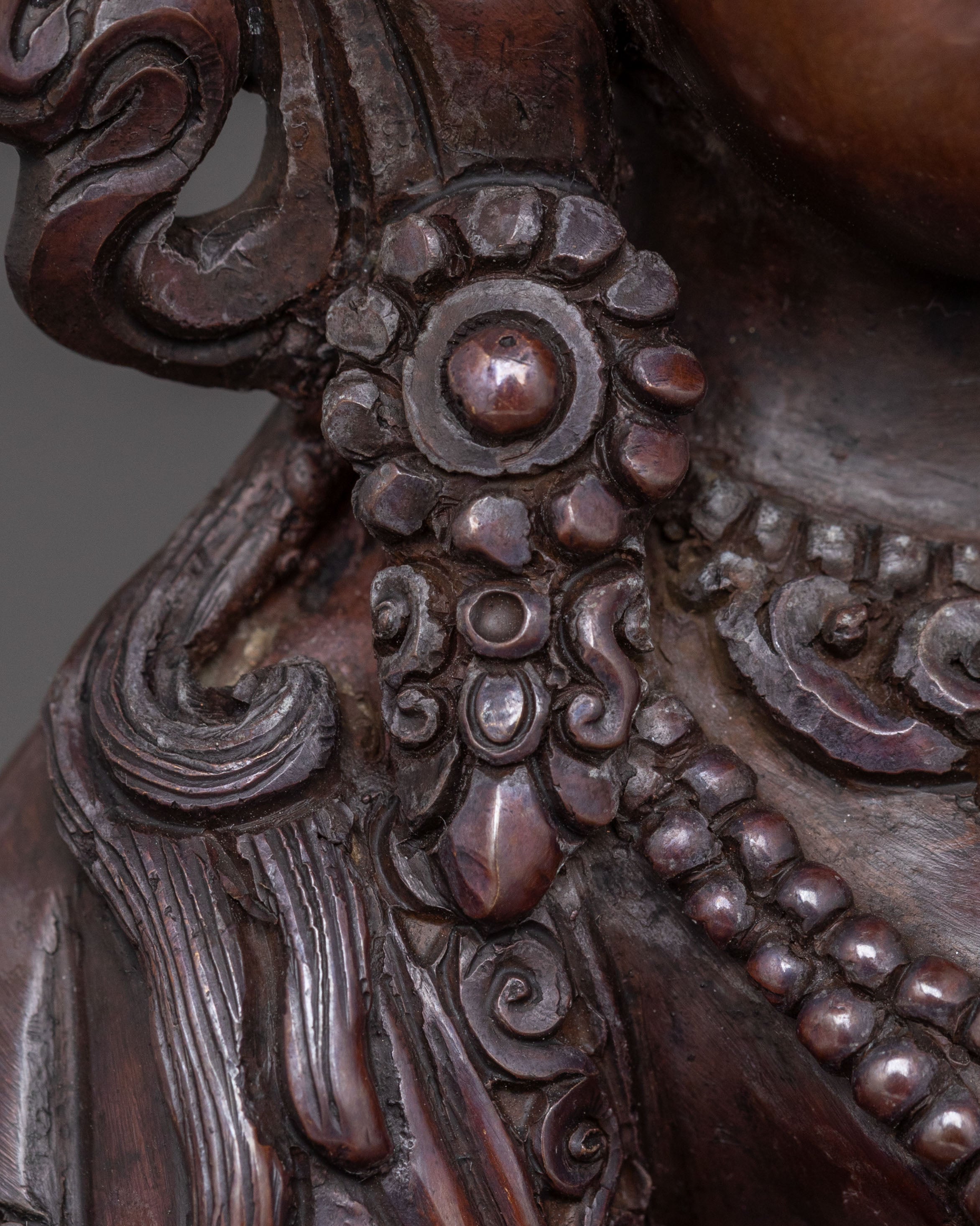 Laxmi Spiritual Goddess Statue - Oxidized Copper