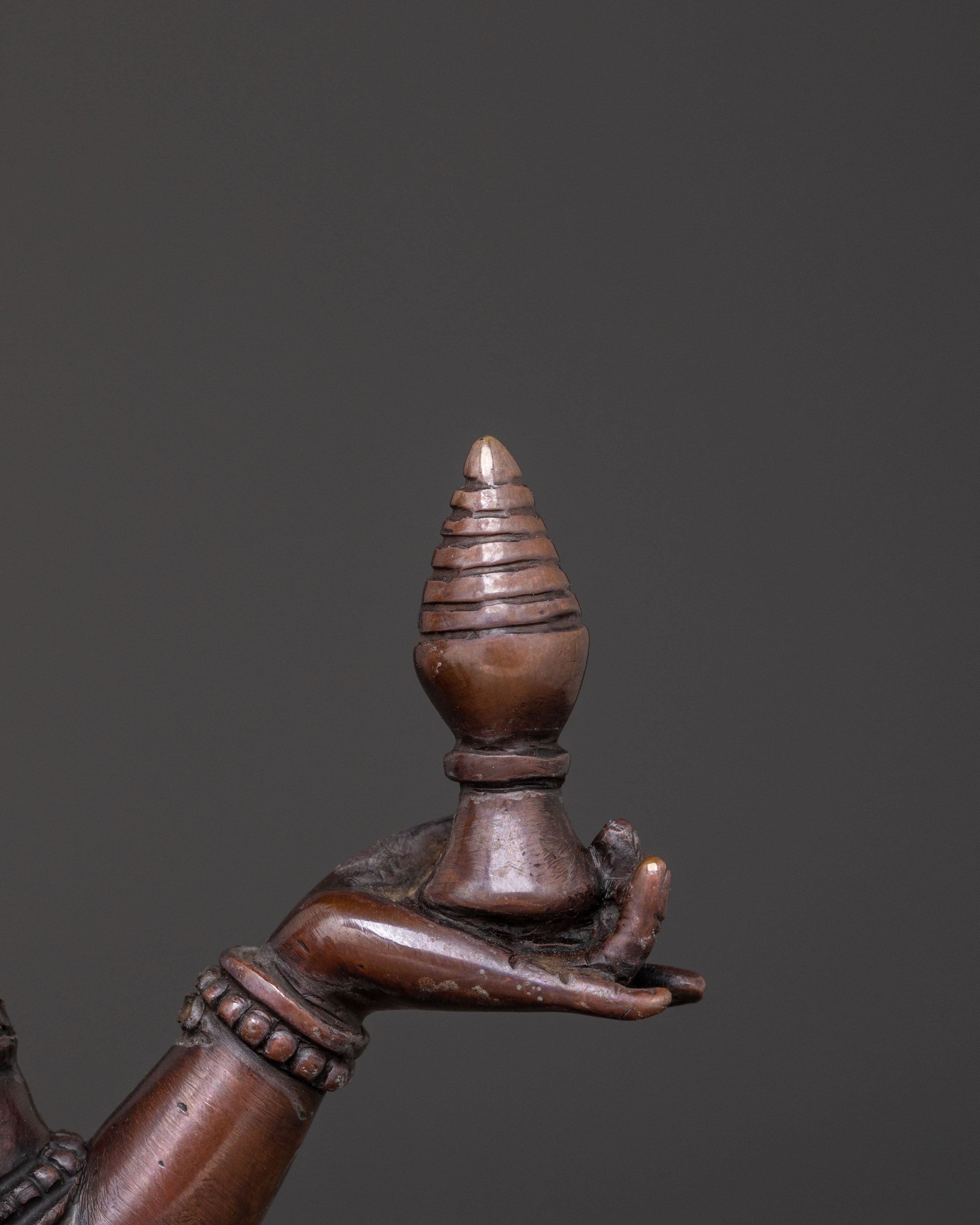 Laxmi Spiritual Goddess Statue - Oxidized Copper