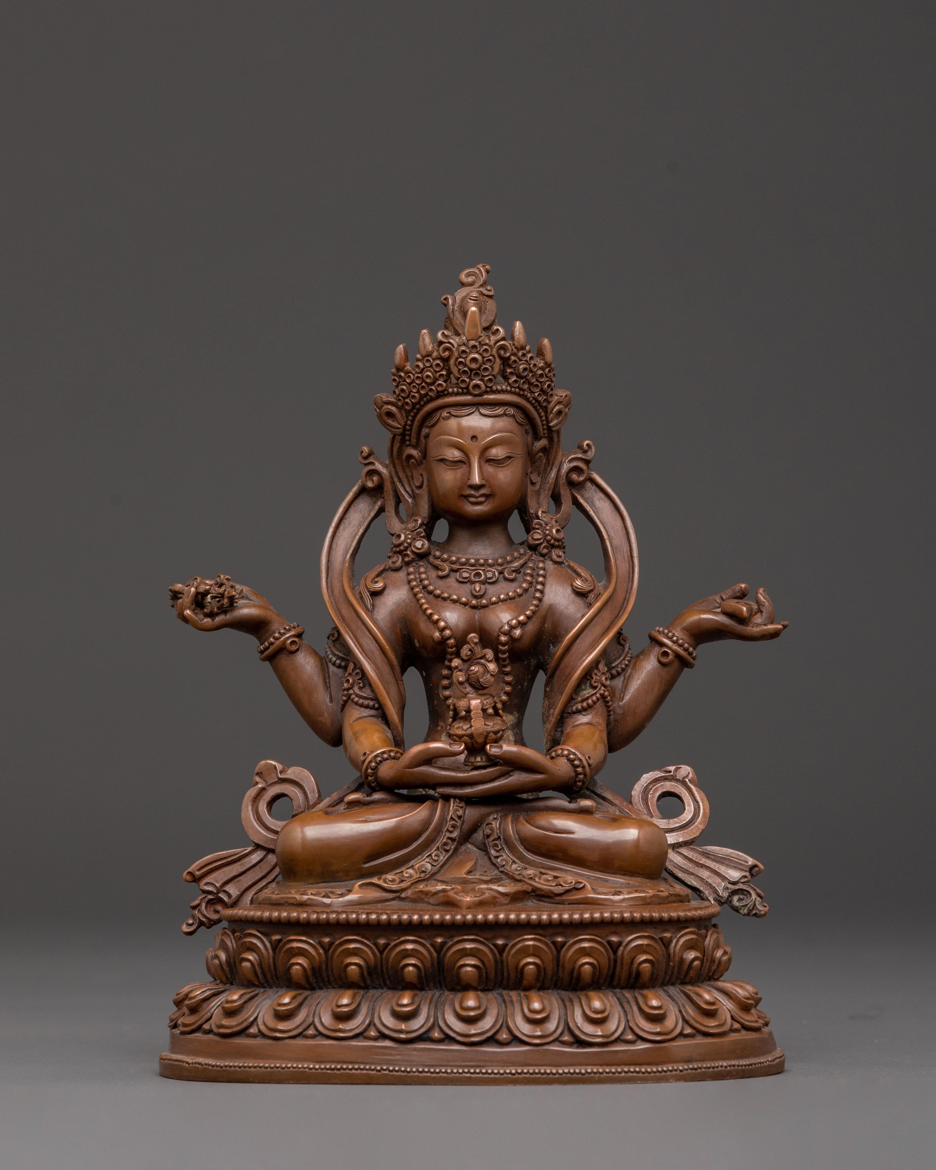 Prajnaparamita Majestic Statue for Altar Decor
