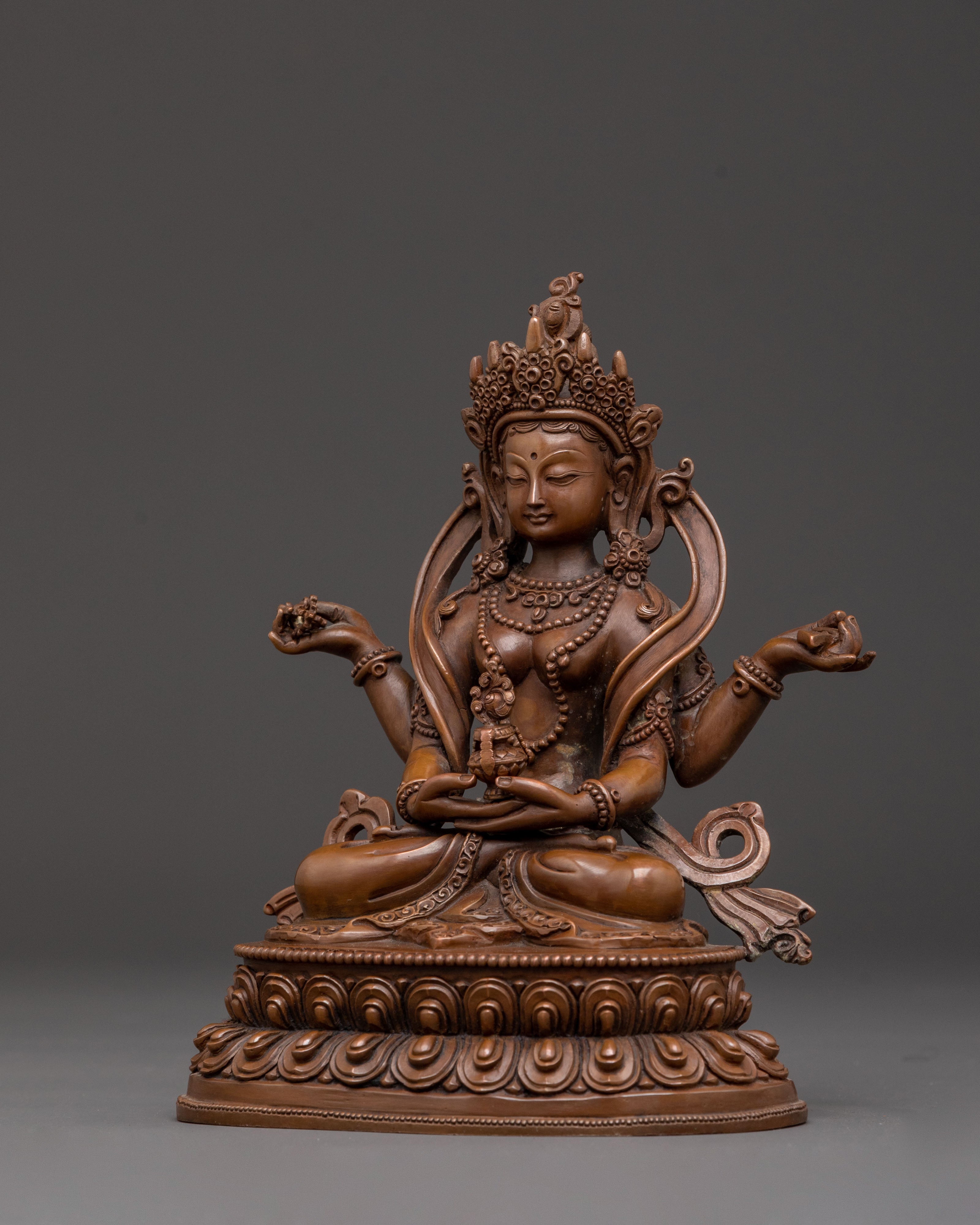 Prajnaparamita Majestic Statue for Altar Decor