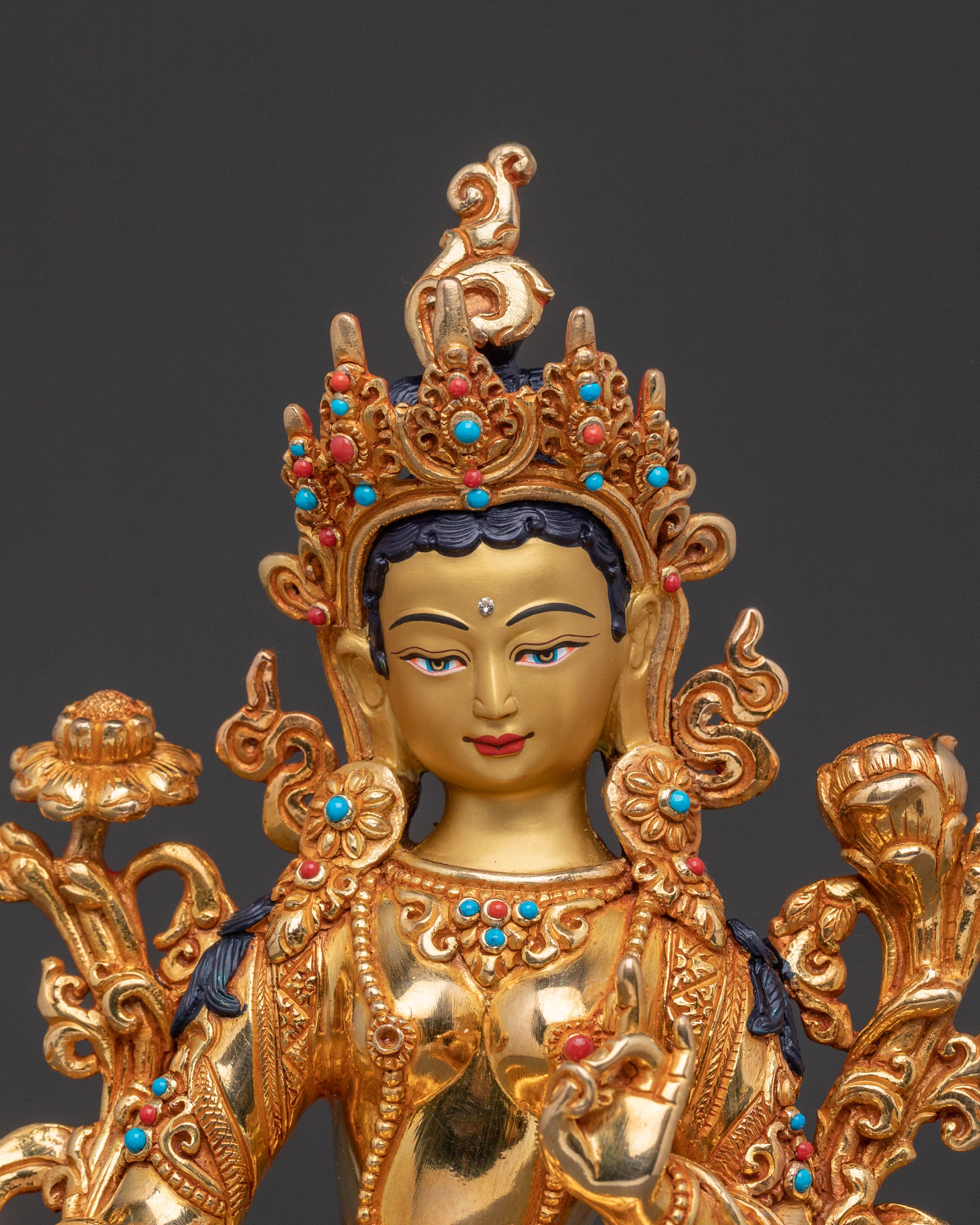 Protector Green Tara Statue of Compassion