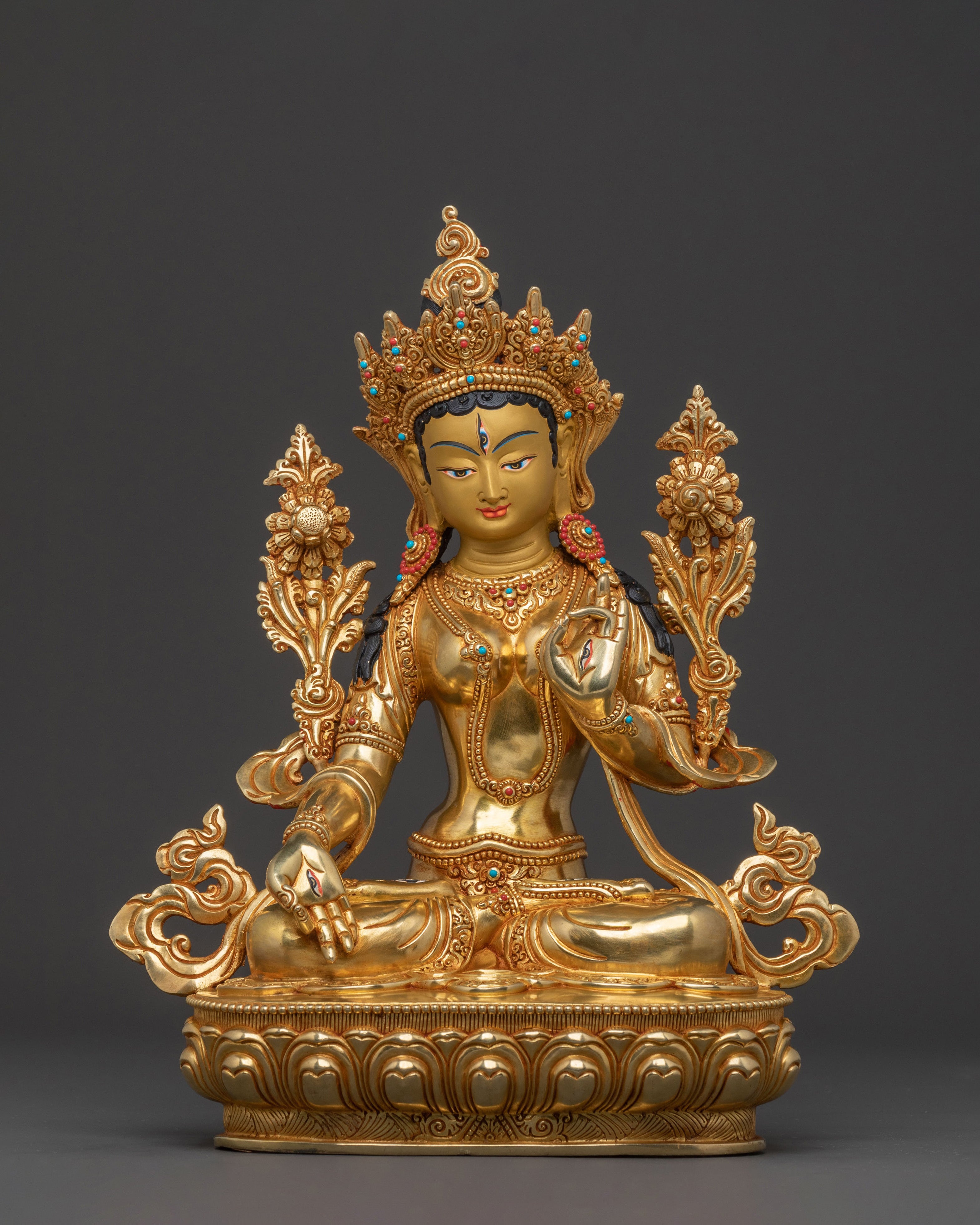 White Tara Longevity Statue | Meditation Decor