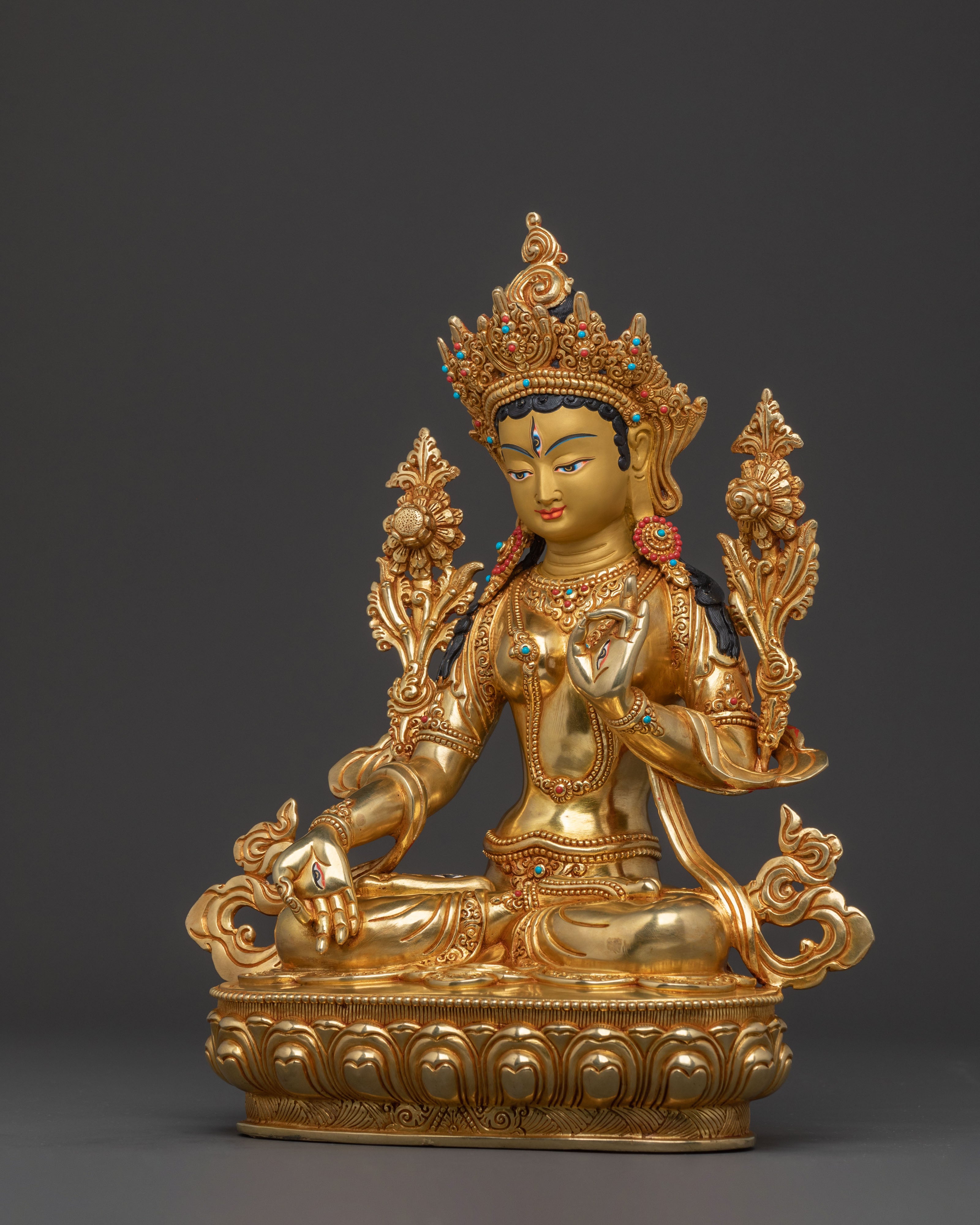 White Tara Longevity Statue | Meditation Decor