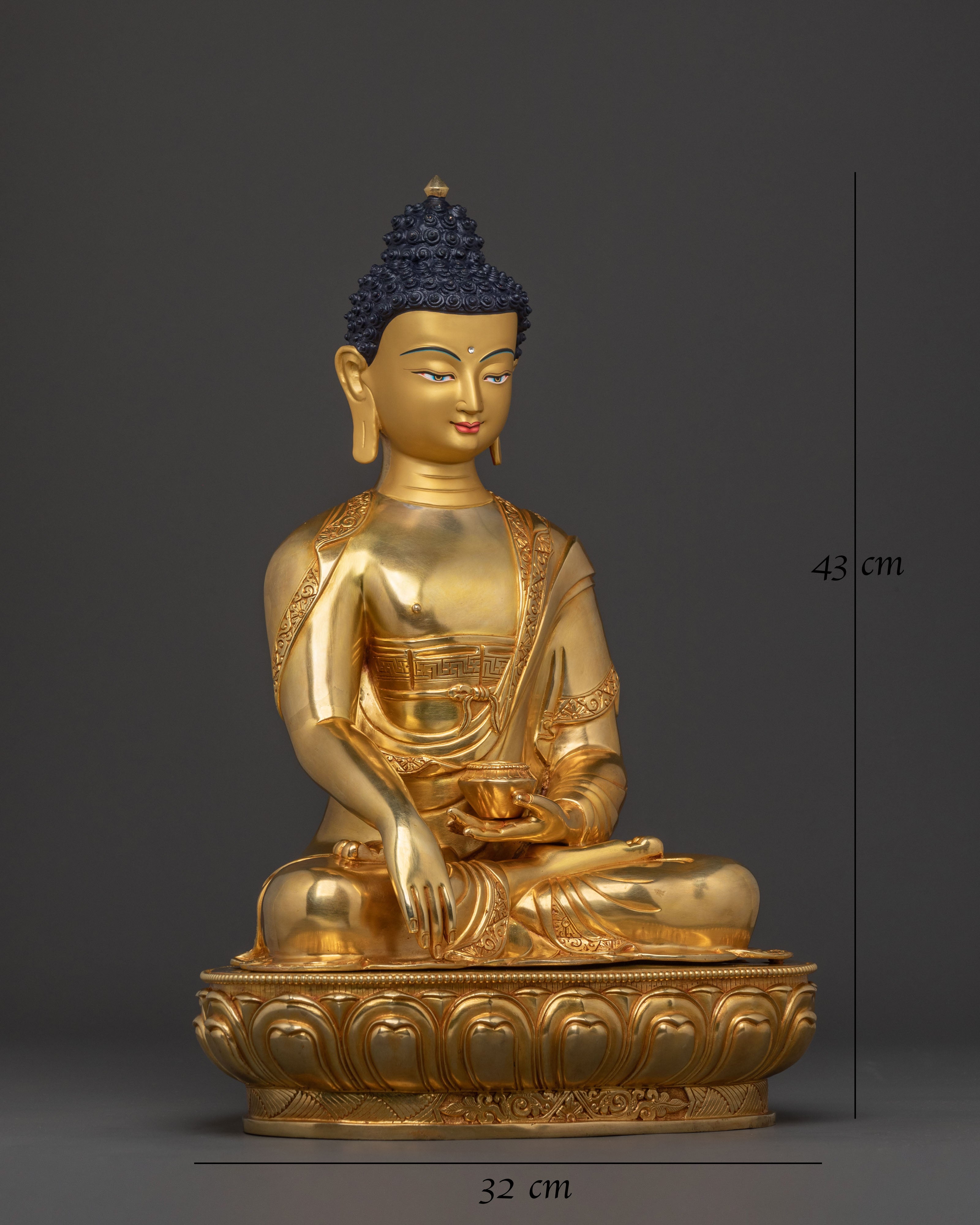 Shakyamuni Buddha Majestic Statue | Altar Decor