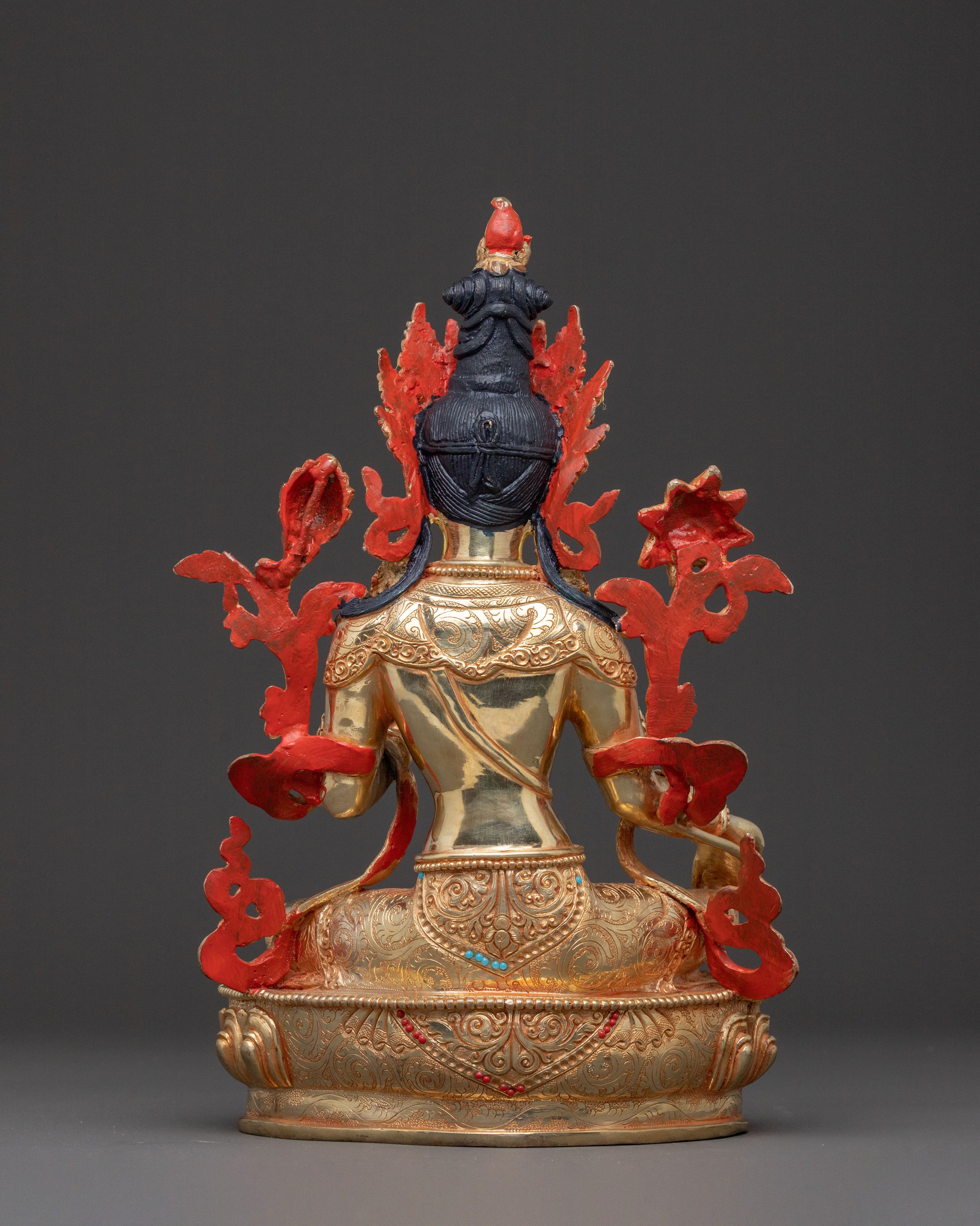 Liberator Green Tara Statue | Spiritual Figure