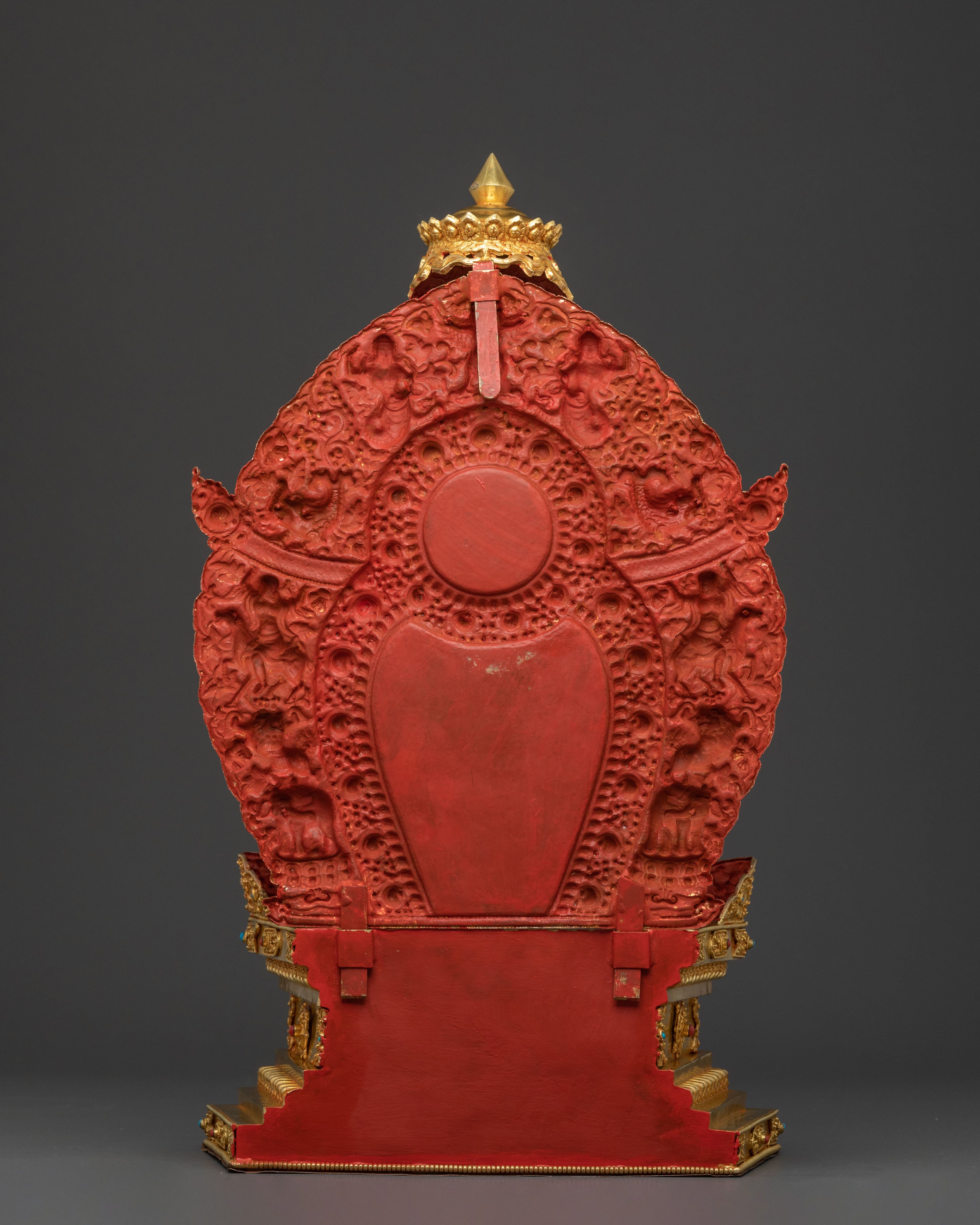 Green Tara Statue  On Throne | Sacred Altar Decor