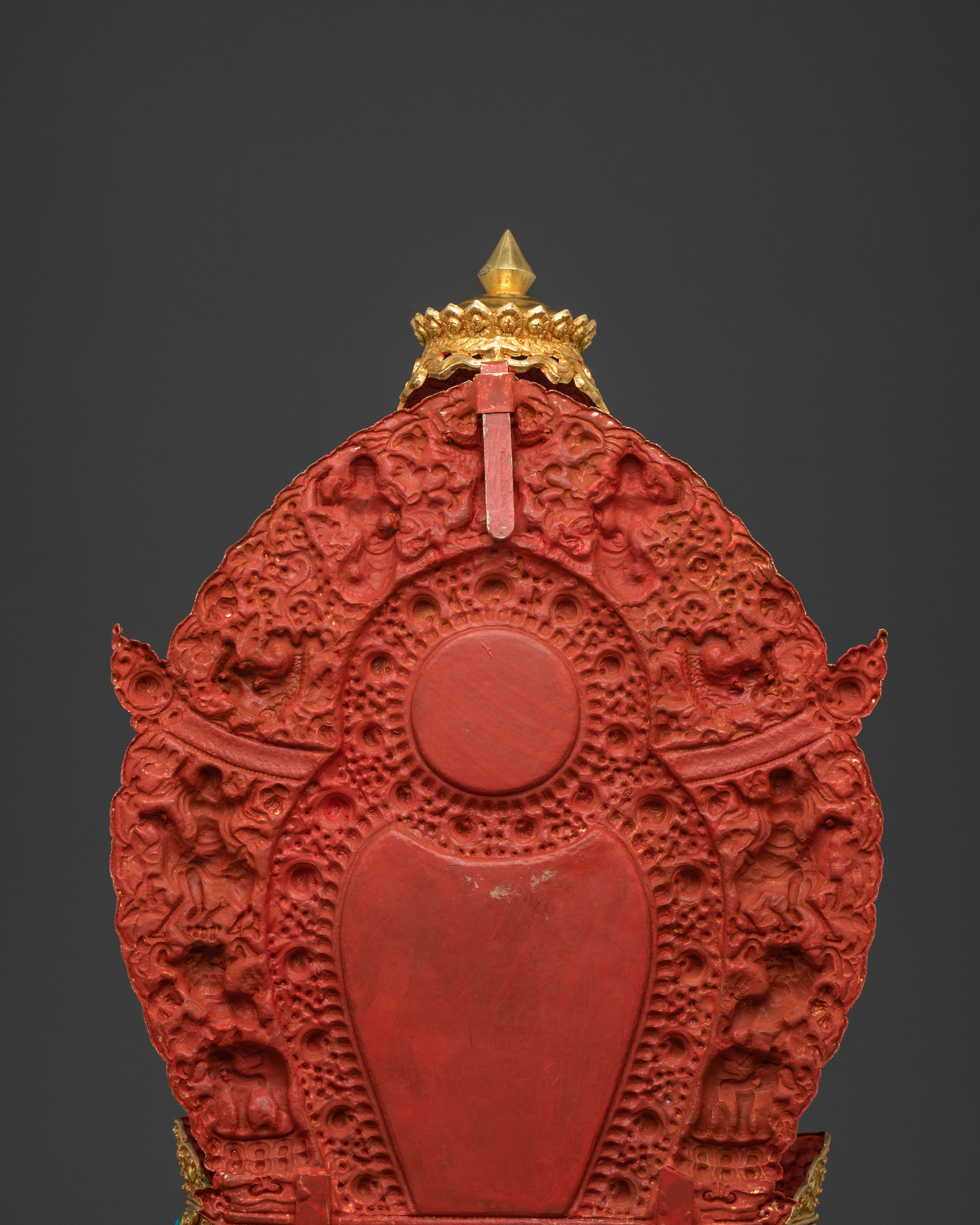 Green Tara Statue  On Throne | Sacred Altar Decor